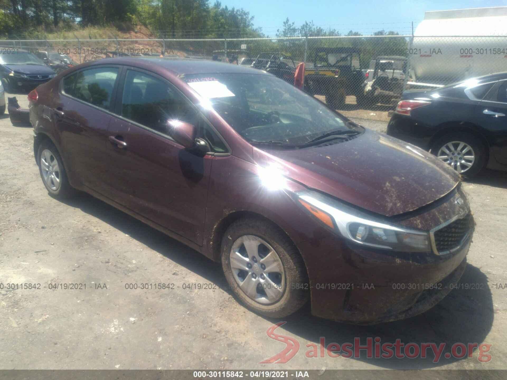 3KPFK4A7XJE190275 2018 KIA FORTE