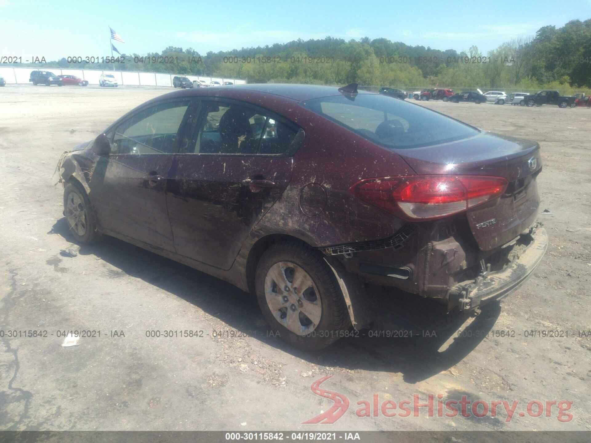 3KPFK4A7XJE190275 2018 KIA FORTE