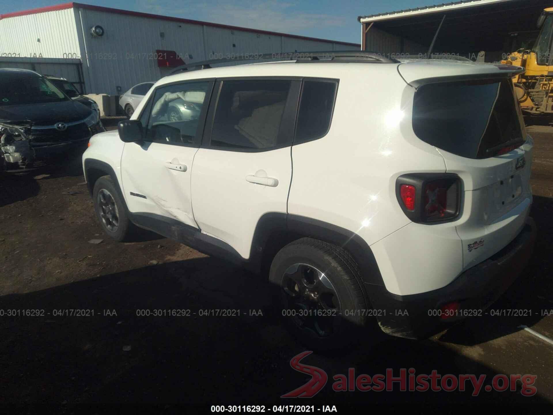 ZACCJAAT1GPE02509 2016 JEEP RENEGADE