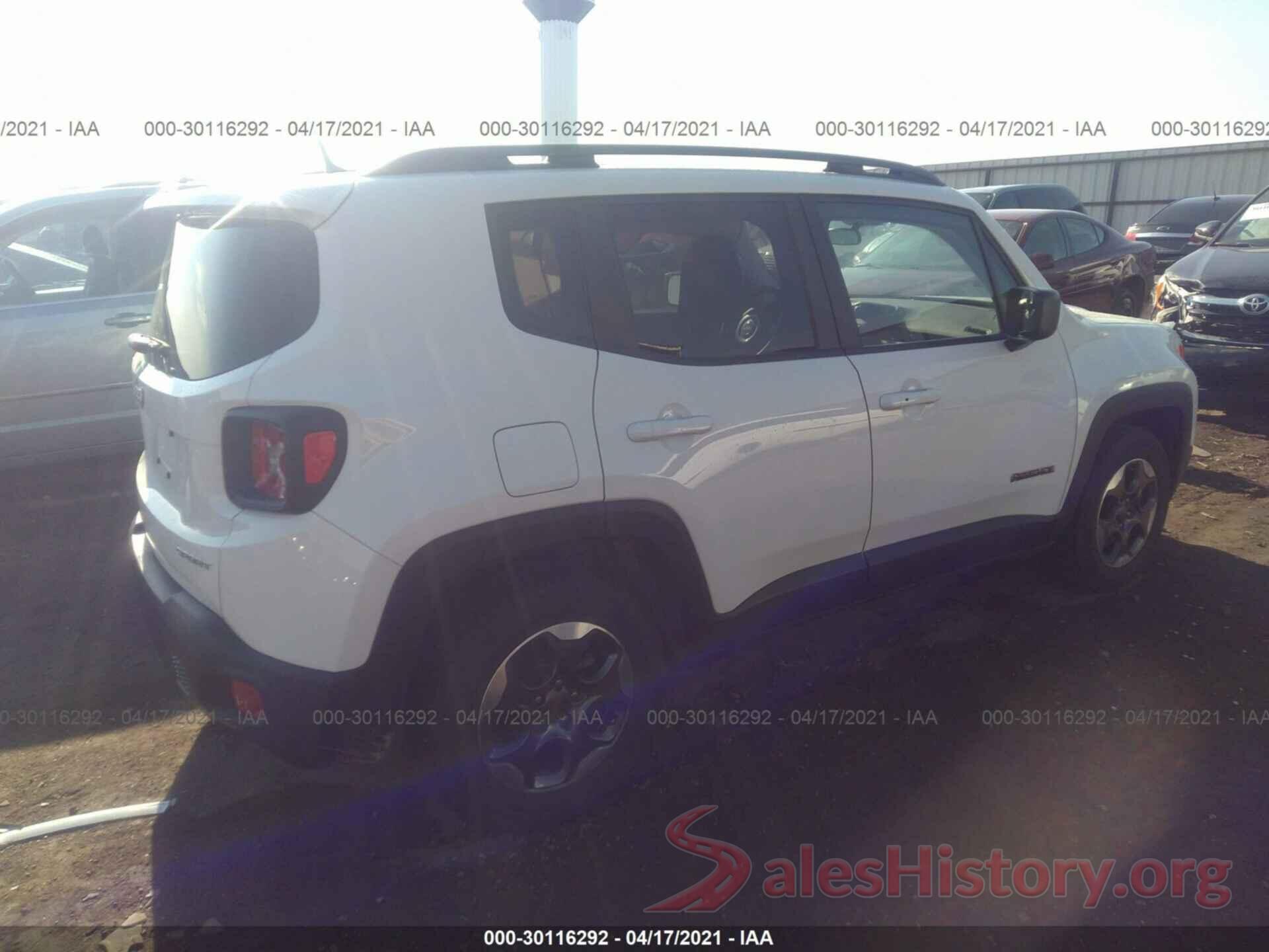 ZACCJAAT1GPE02509 2016 JEEP RENEGADE