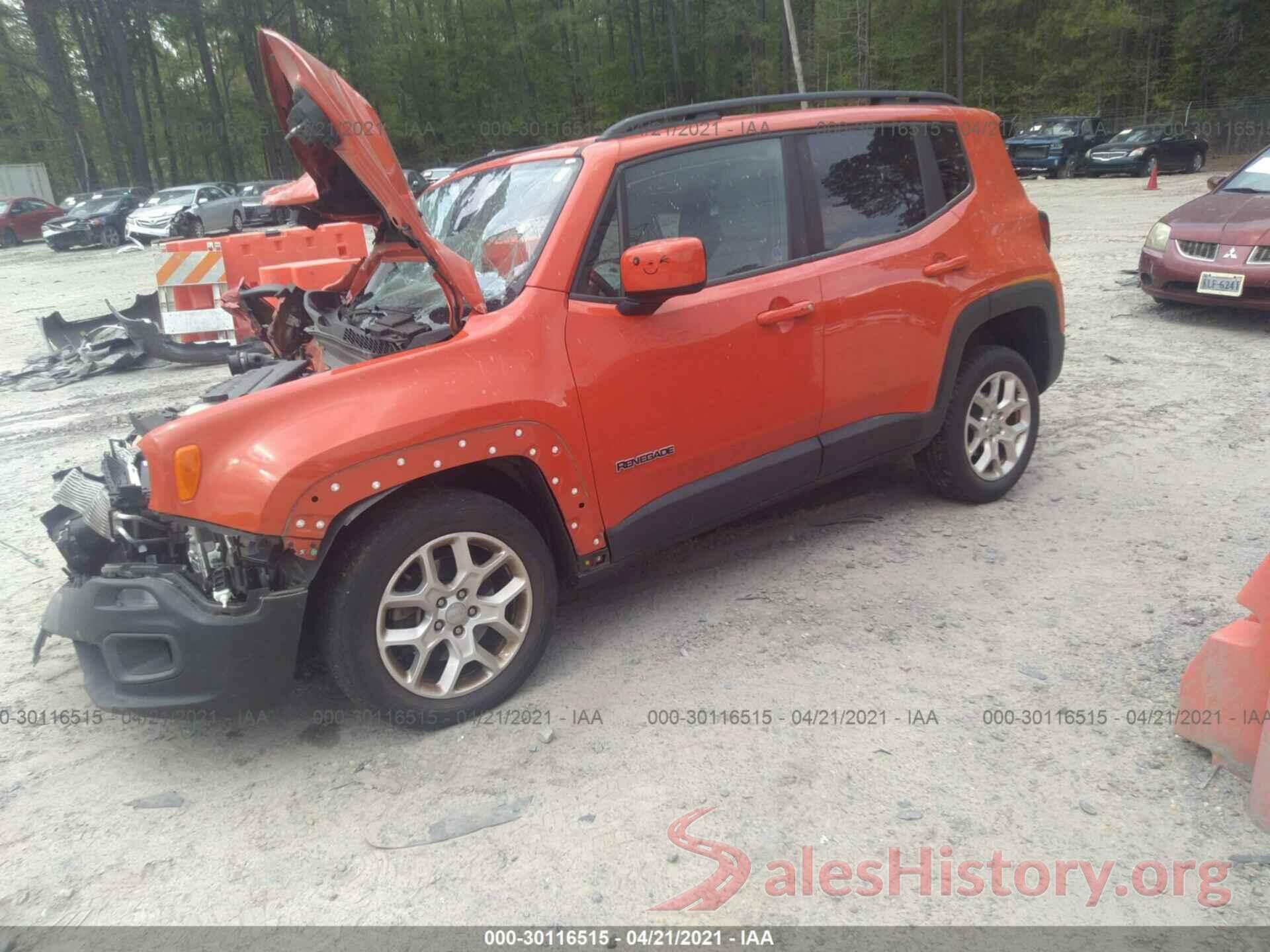 ZACCJBBT7GPD82044 2016 JEEP RENEGADE