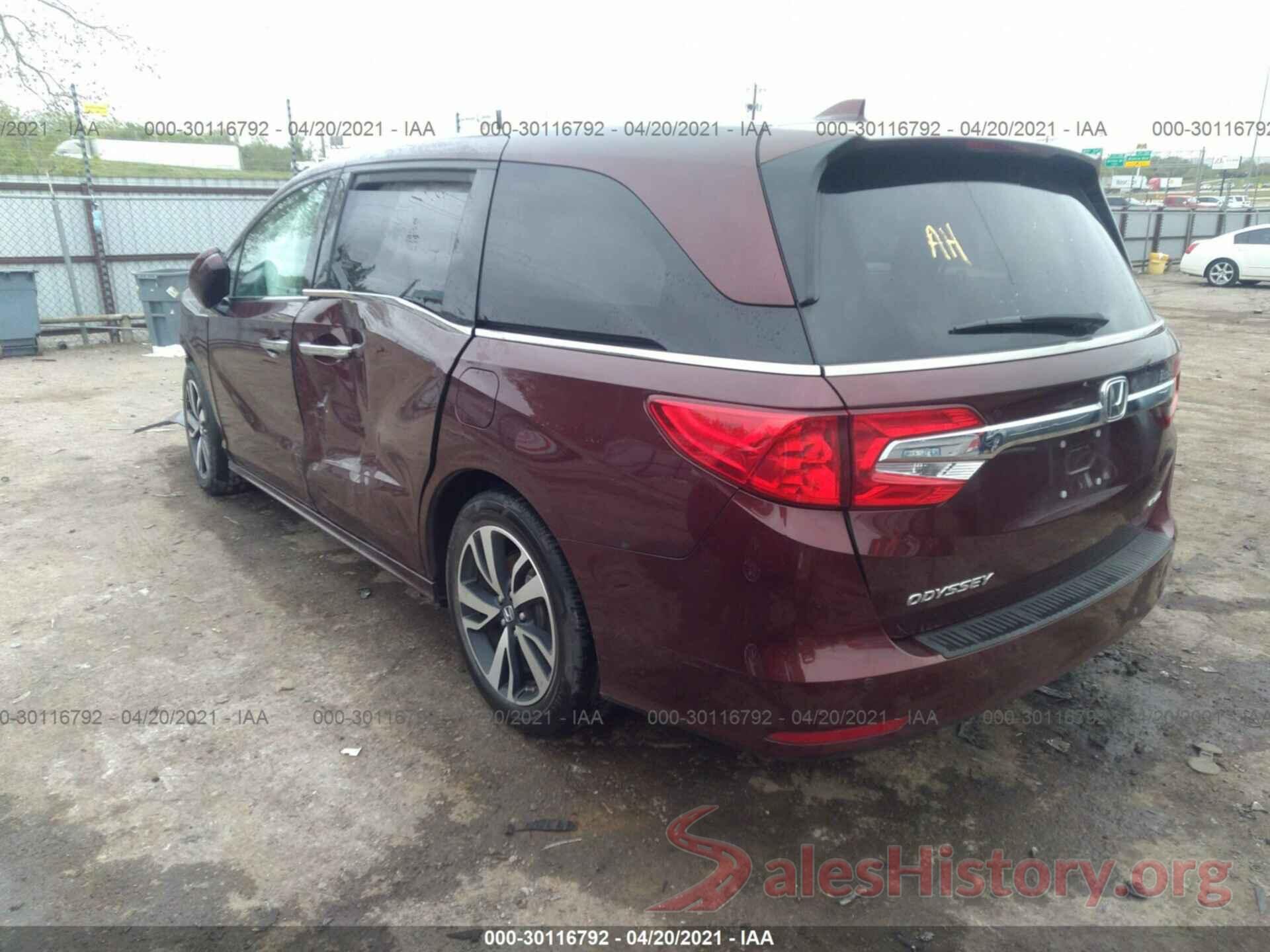 5FNRL6H94KB050344 2019 HONDA ODYSSEY