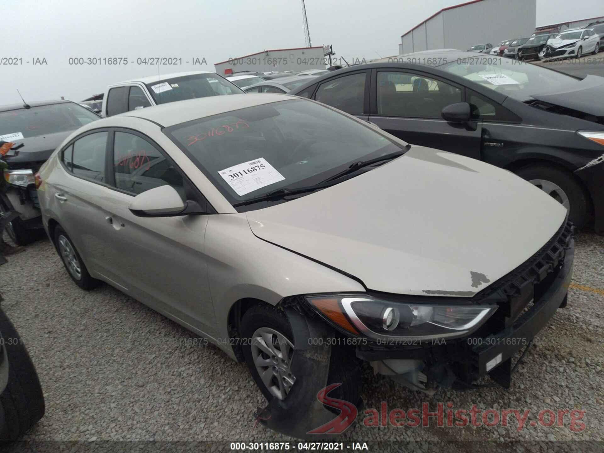 5NPD74LF9HH145623 2017 HYUNDAI ELANTRA