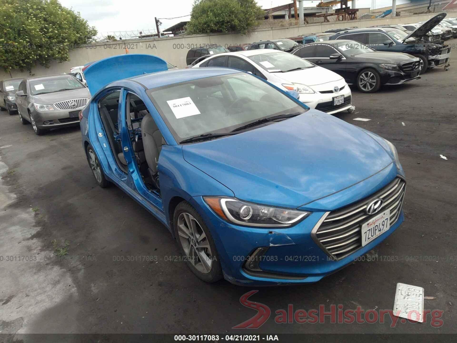 KMHD84LF0HU354747 2017 HYUNDAI ELANTRA