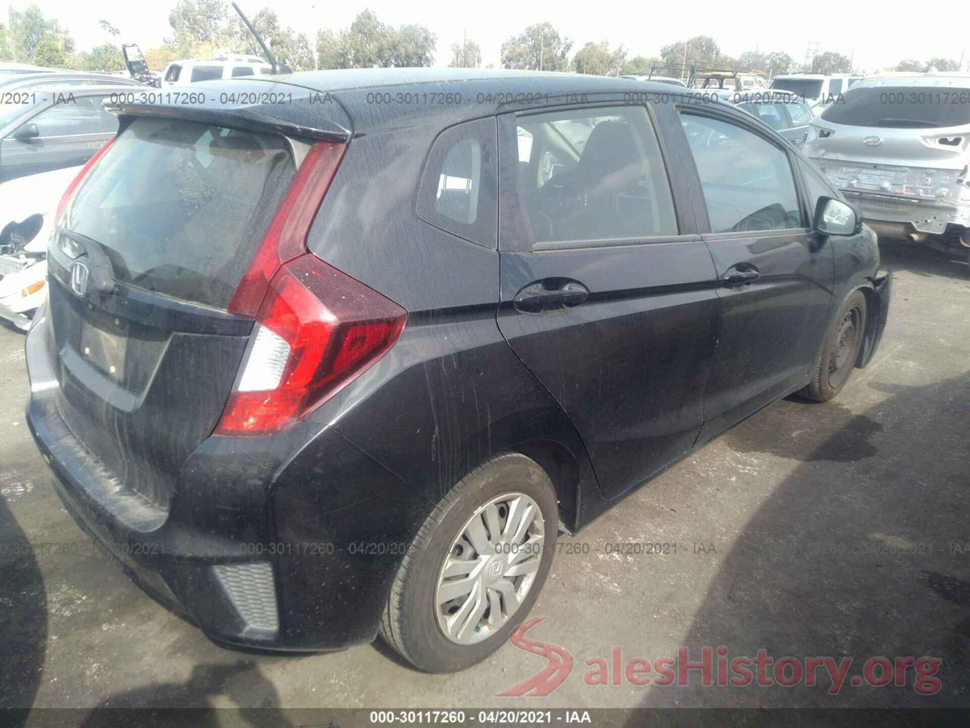 JHMGK5H51GX003964 2016 HONDA FIT