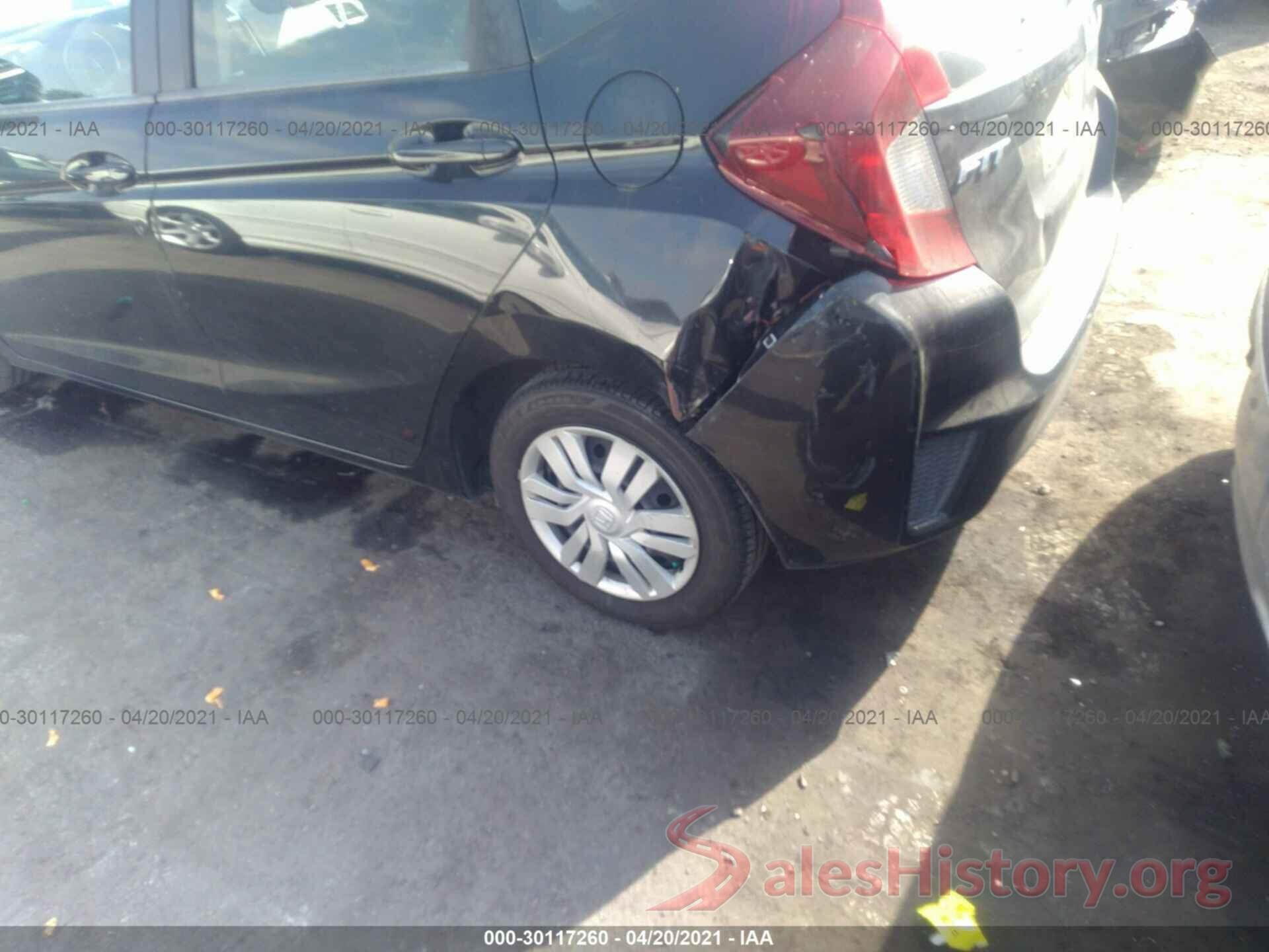 JHMGK5H51GX003964 2016 HONDA FIT