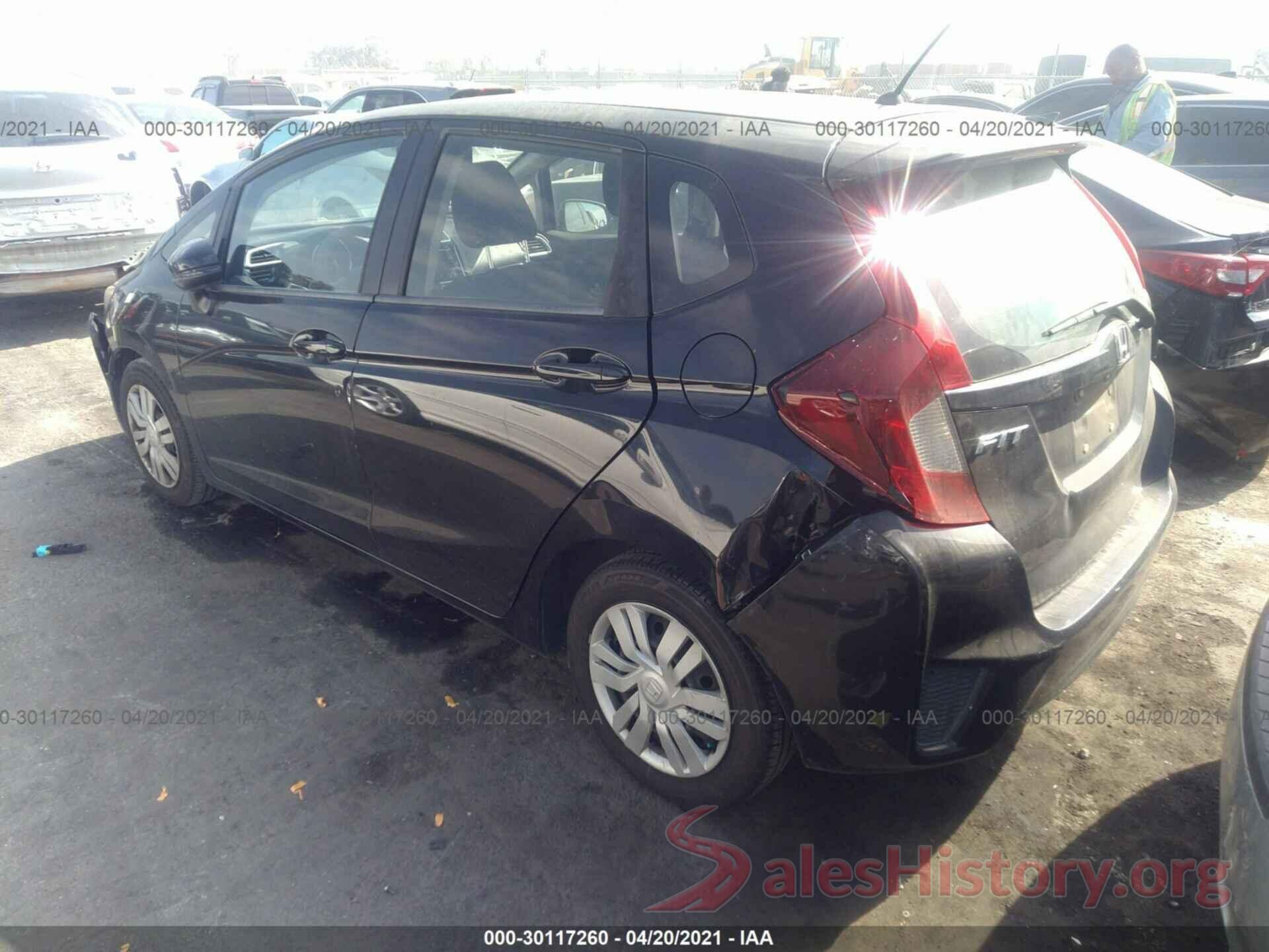 JHMGK5H51GX003964 2016 HONDA FIT