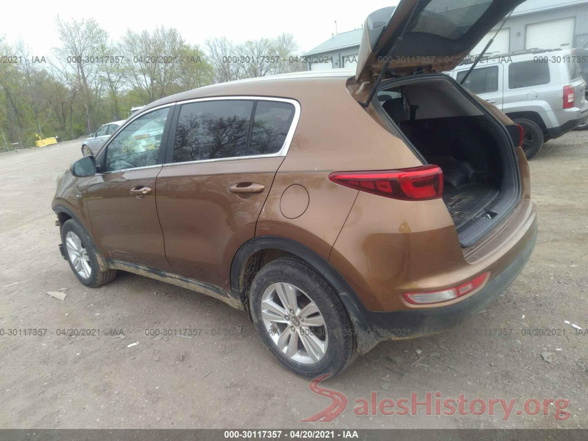 KNDPMCAC5H7205037 2017 KIA SPORTAGE