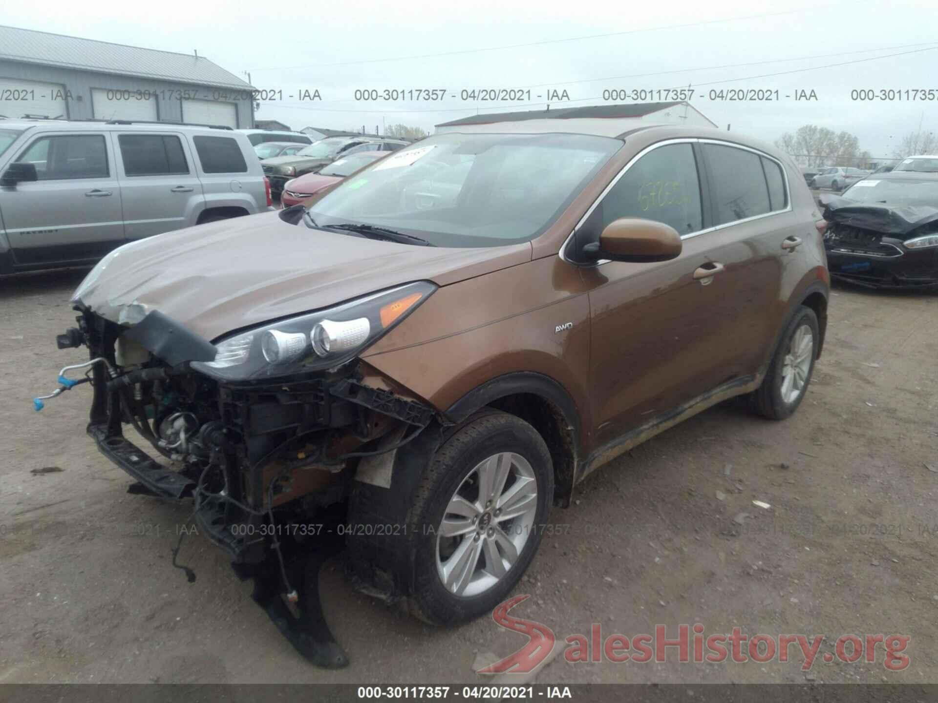 KNDPMCAC5H7205037 2017 KIA SPORTAGE