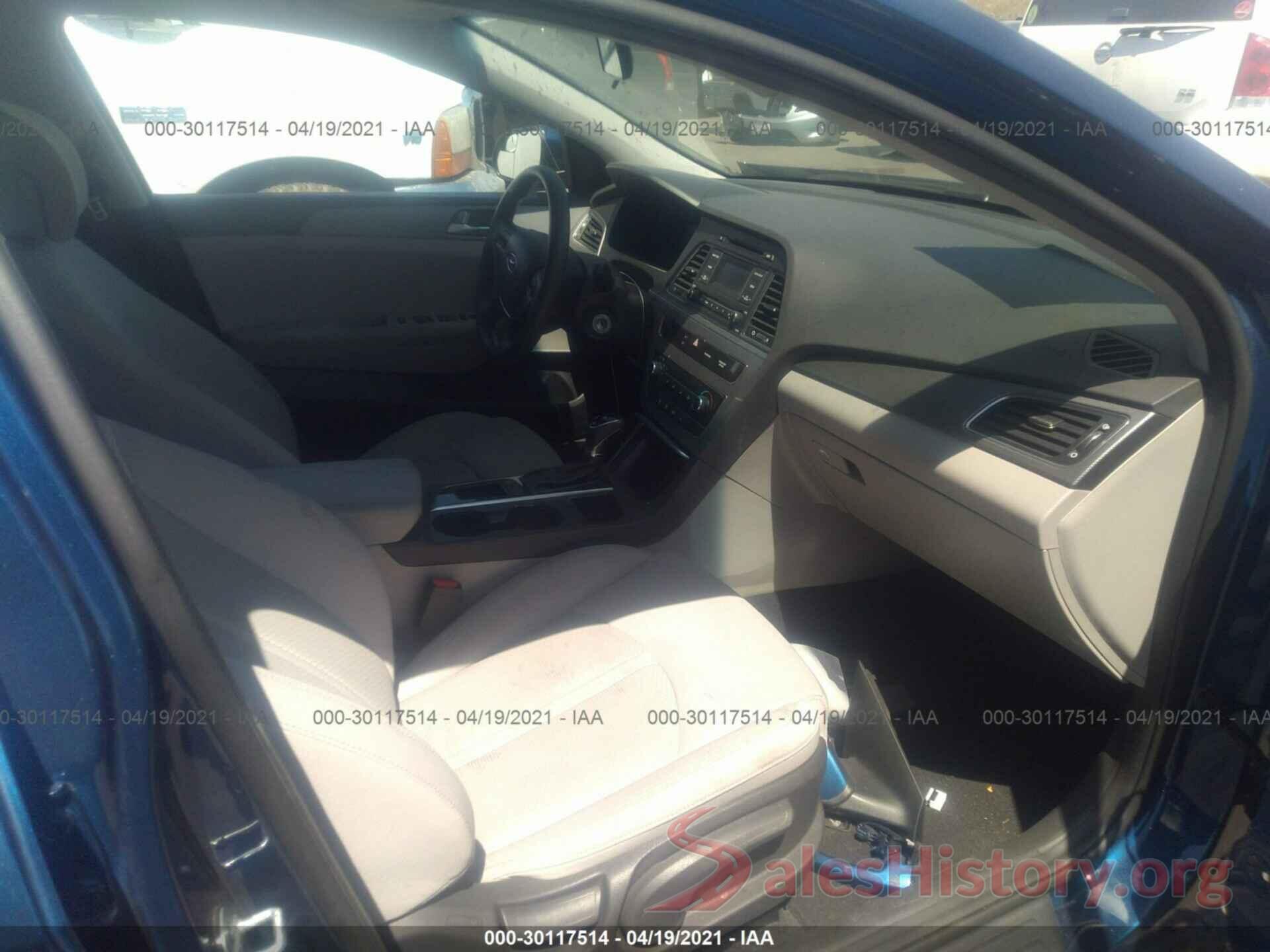 5NPE24AF8HH491040 2017 HYUNDAI SONATA