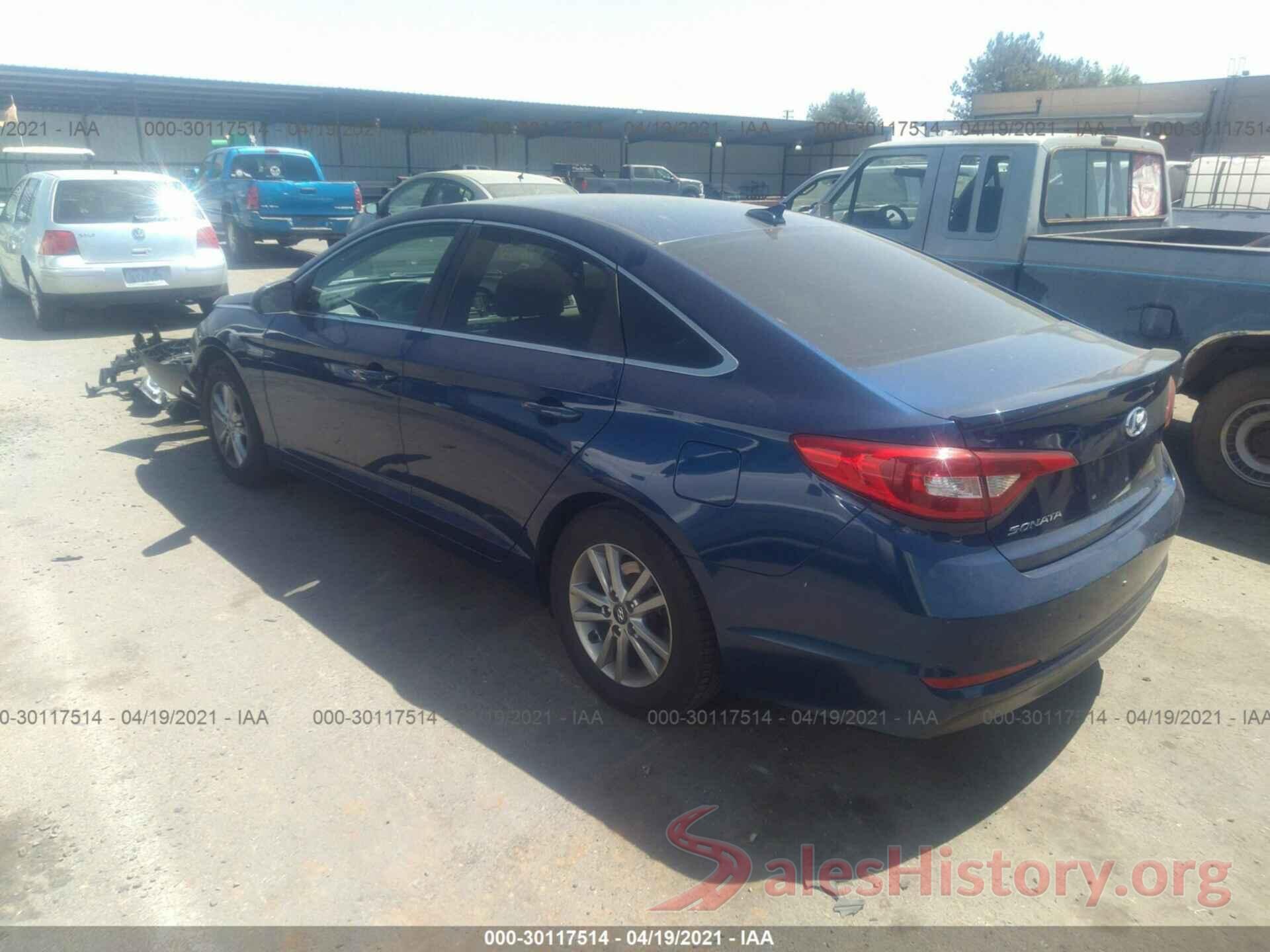 5NPE24AF8HH491040 2017 HYUNDAI SONATA