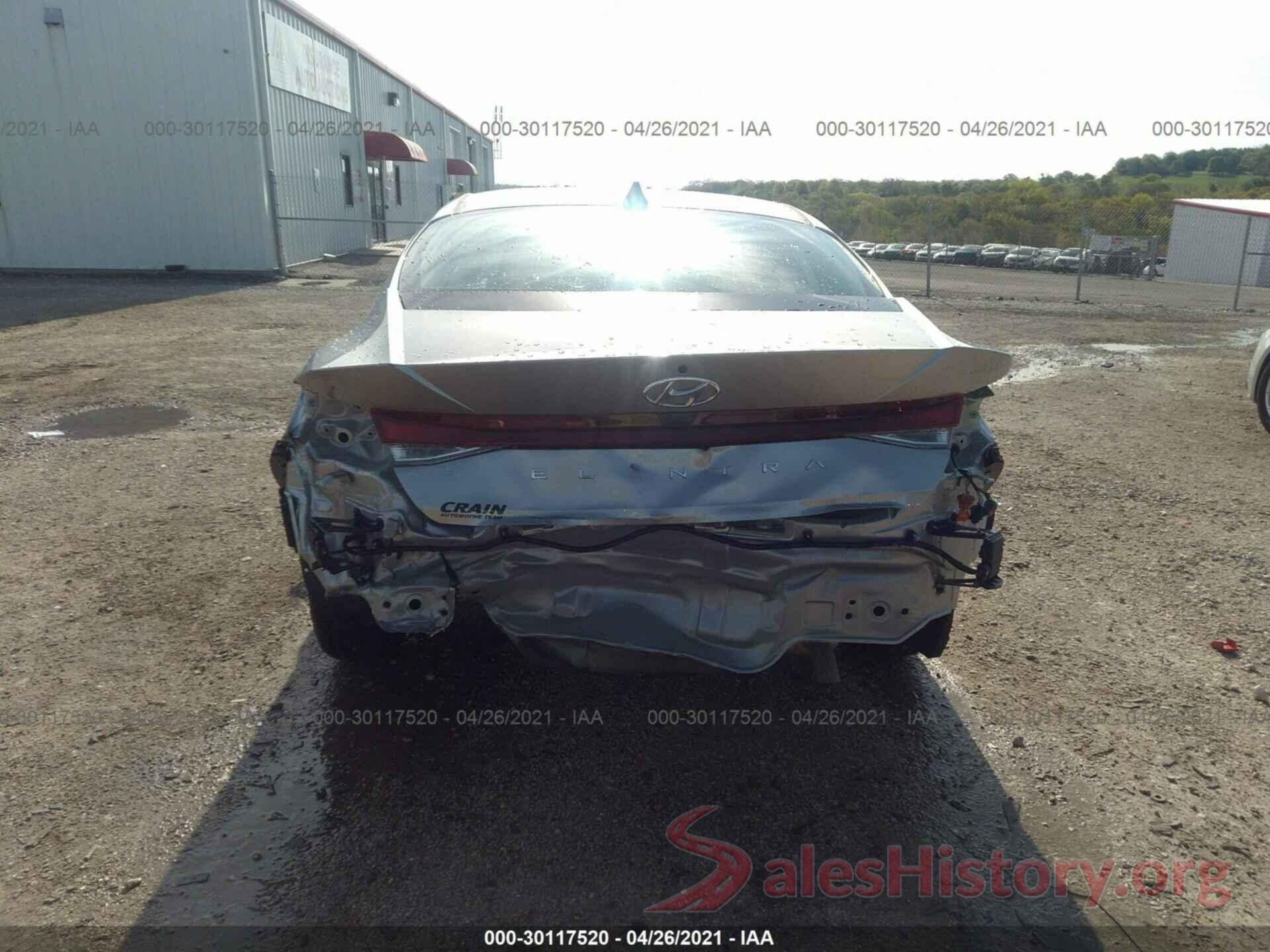 5NPLL4AG8MH034848 2021 HYUNDAI ELANTRA