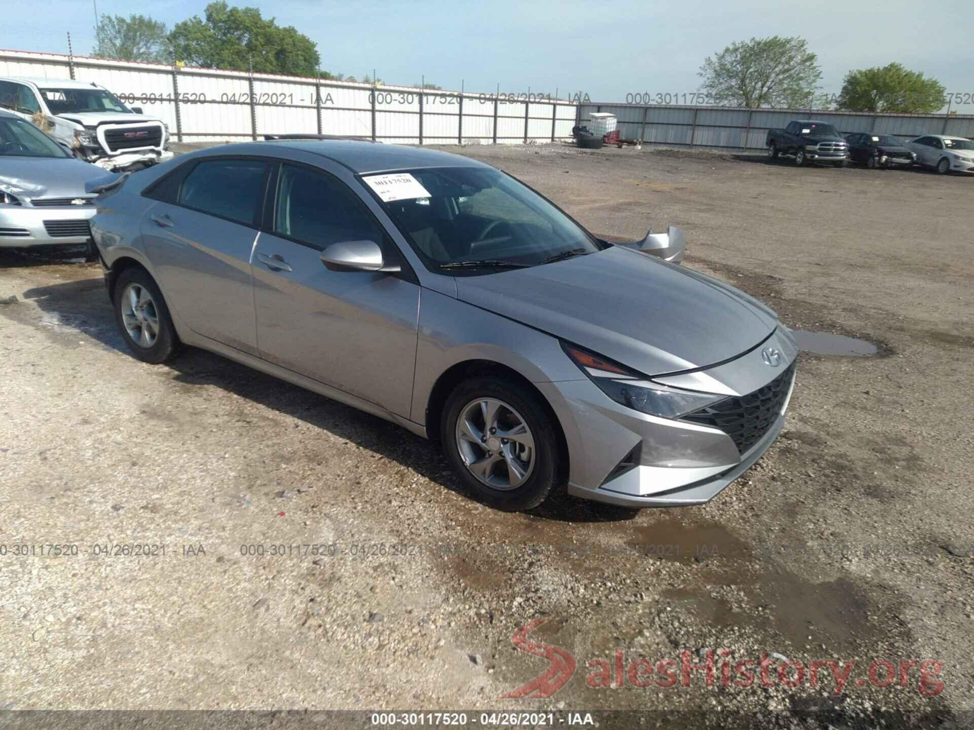 5NPLL4AG8MH034848 2021 HYUNDAI ELANTRA