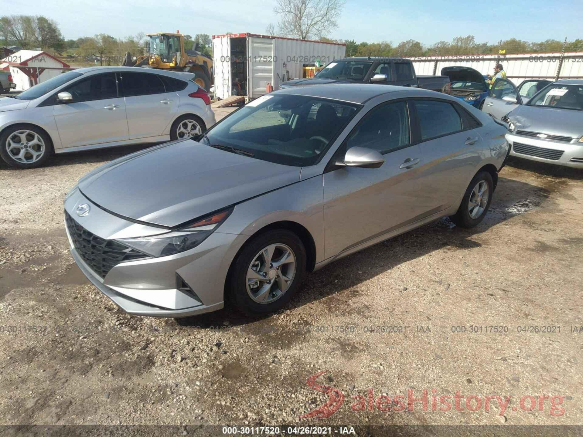 5NPLL4AG8MH034848 2021 HYUNDAI ELANTRA