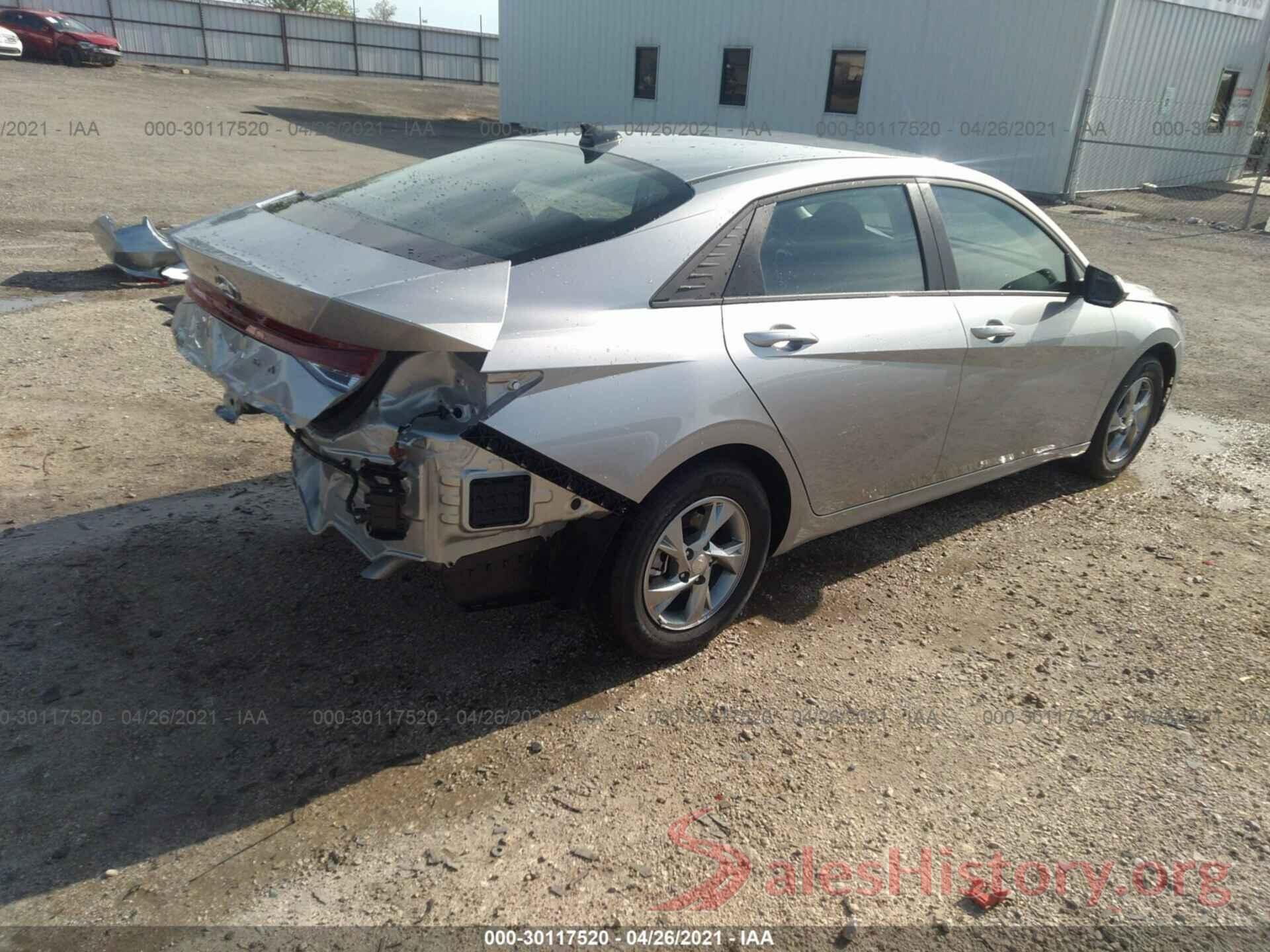 5NPLL4AG8MH034848 2021 HYUNDAI ELANTRA