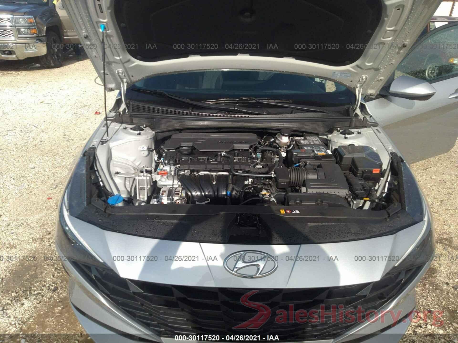 5NPLL4AG8MH034848 2021 HYUNDAI ELANTRA