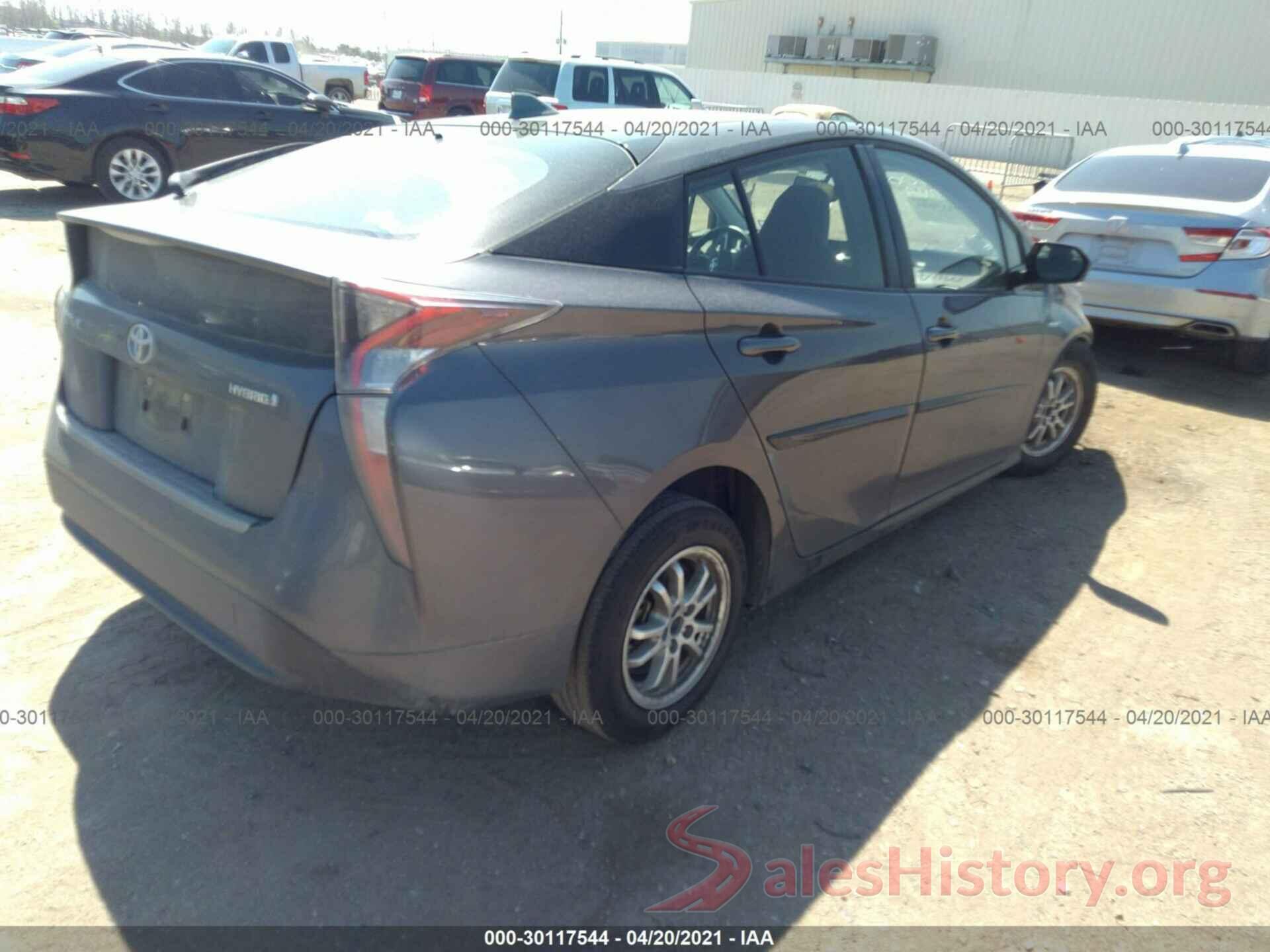 JTDKARFU1G3016088 2016 TOYOTA PRIUS