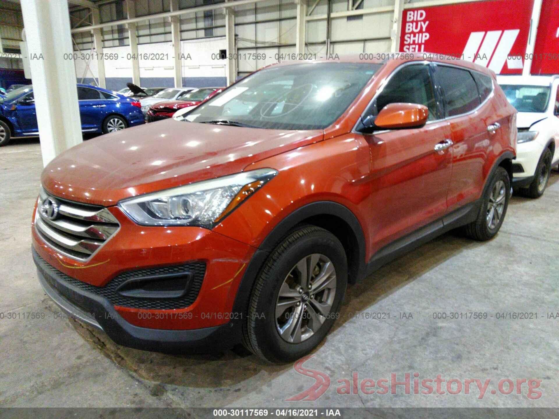 5XYZT3LB0GG317911 2016 HYUNDAI SANTA FE SPORT