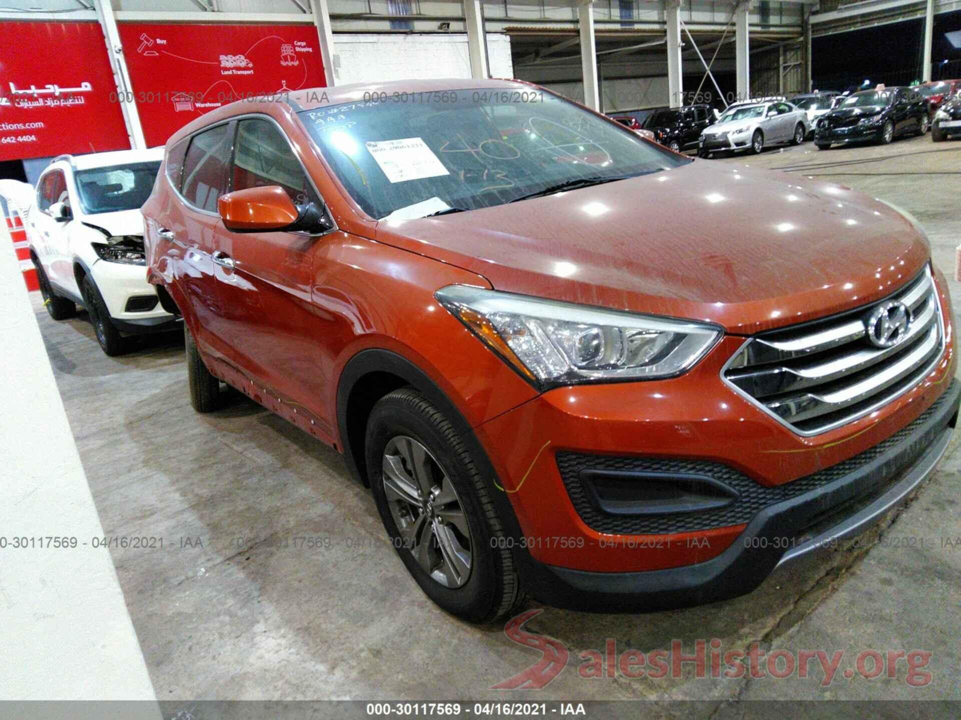 5XYZT3LB0GG317911 2016 HYUNDAI SANTA FE SPORT