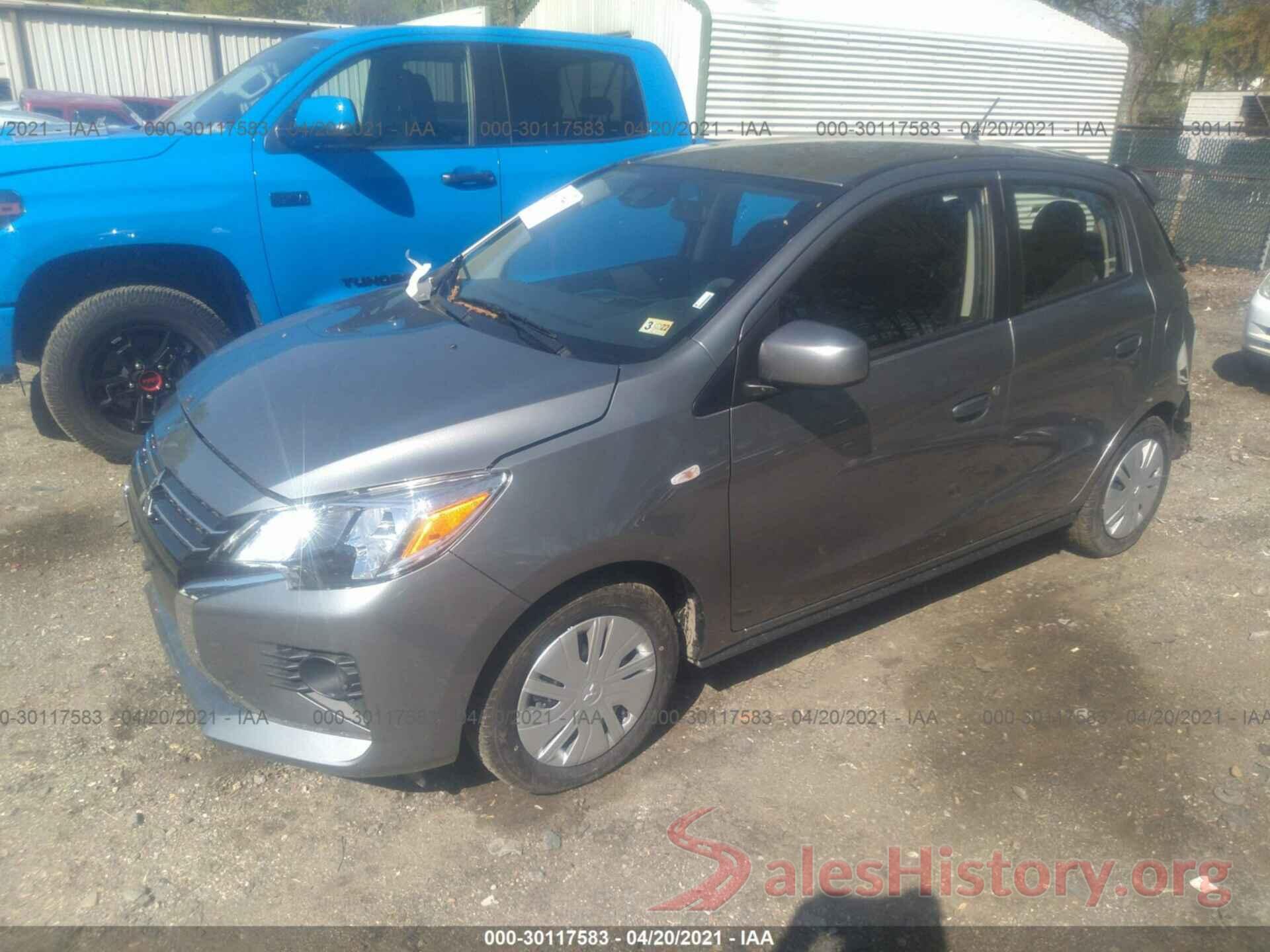 ML32AUHJ0MH003632 2021 MITSUBISHI MIRAGE