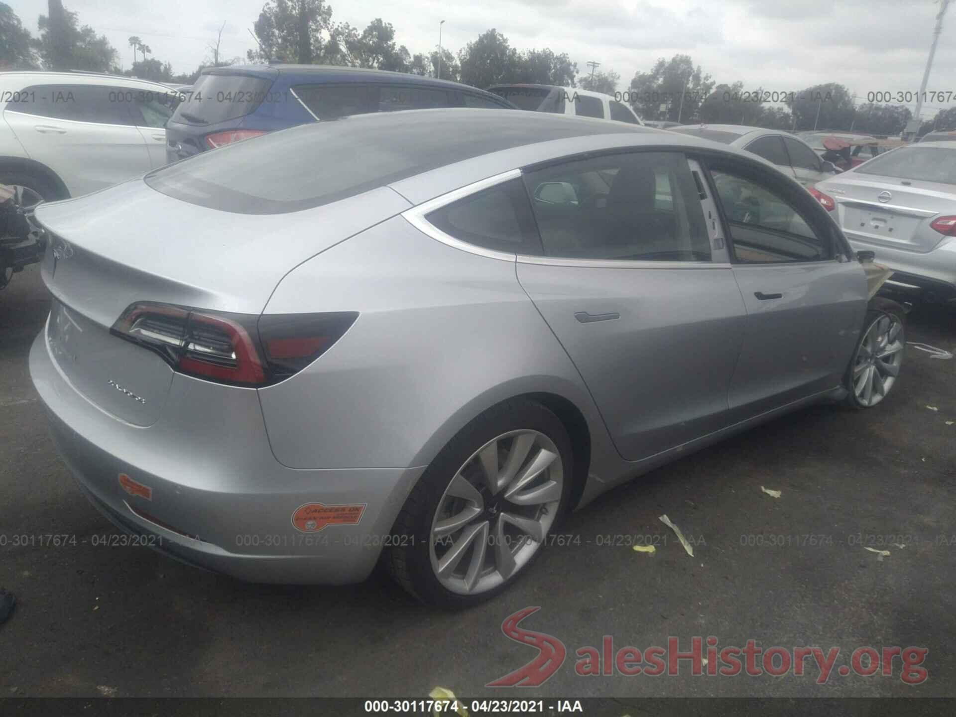 5YJ3E1EB1JF069457 2018 TESLA MODEL 3