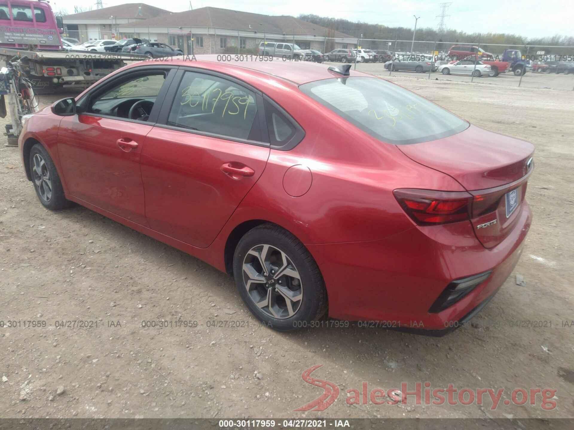 3KPF24AD7KE010094 2019 KIA FORTE