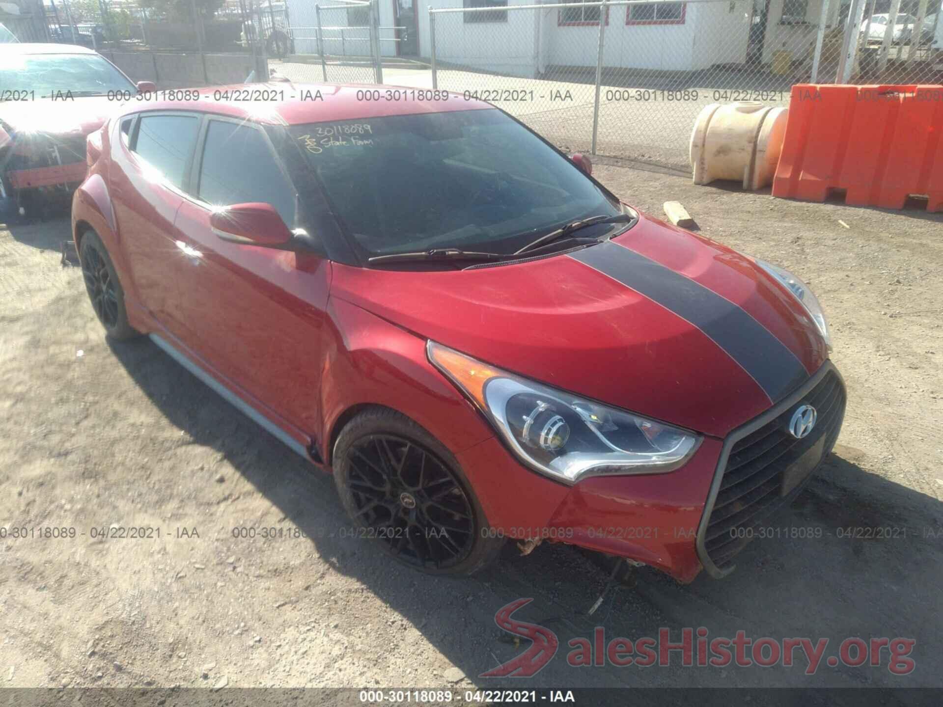 KMHTC6AE2HU313357 2017 HYUNDAI VELOSTER