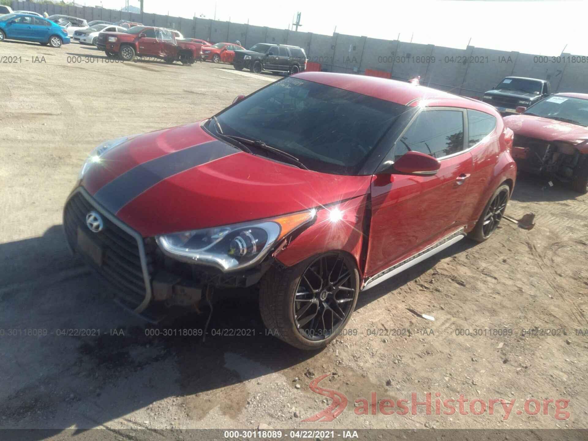 KMHTC6AE2HU313357 2017 HYUNDAI VELOSTER