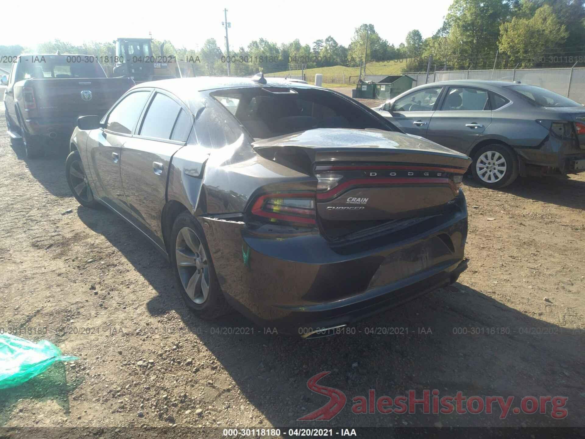 2C3CDXHG6GH317626 2016 DODGE CHARGER