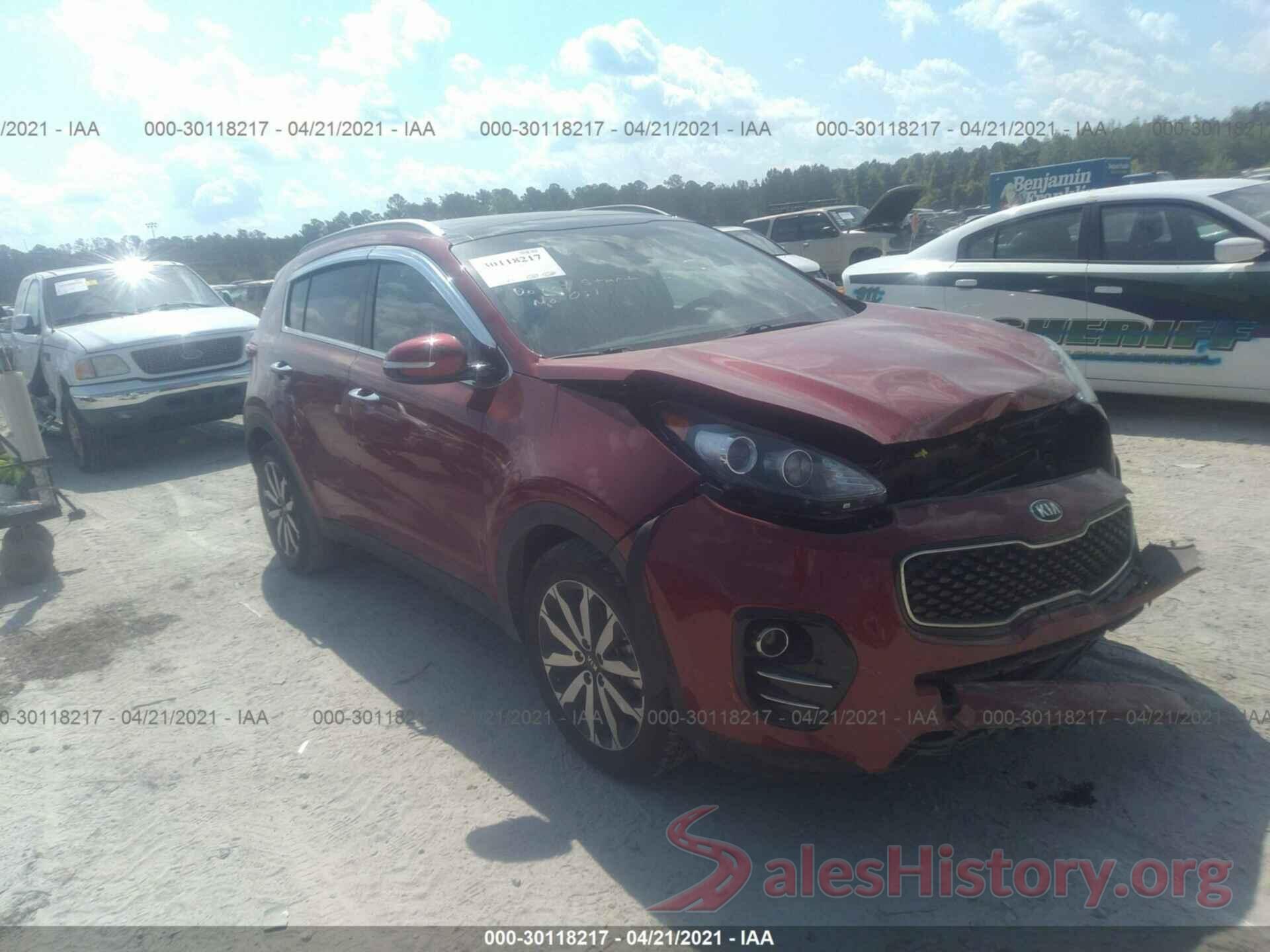 KNDPN3AC6H7114730 2017 KIA SPORTAGE