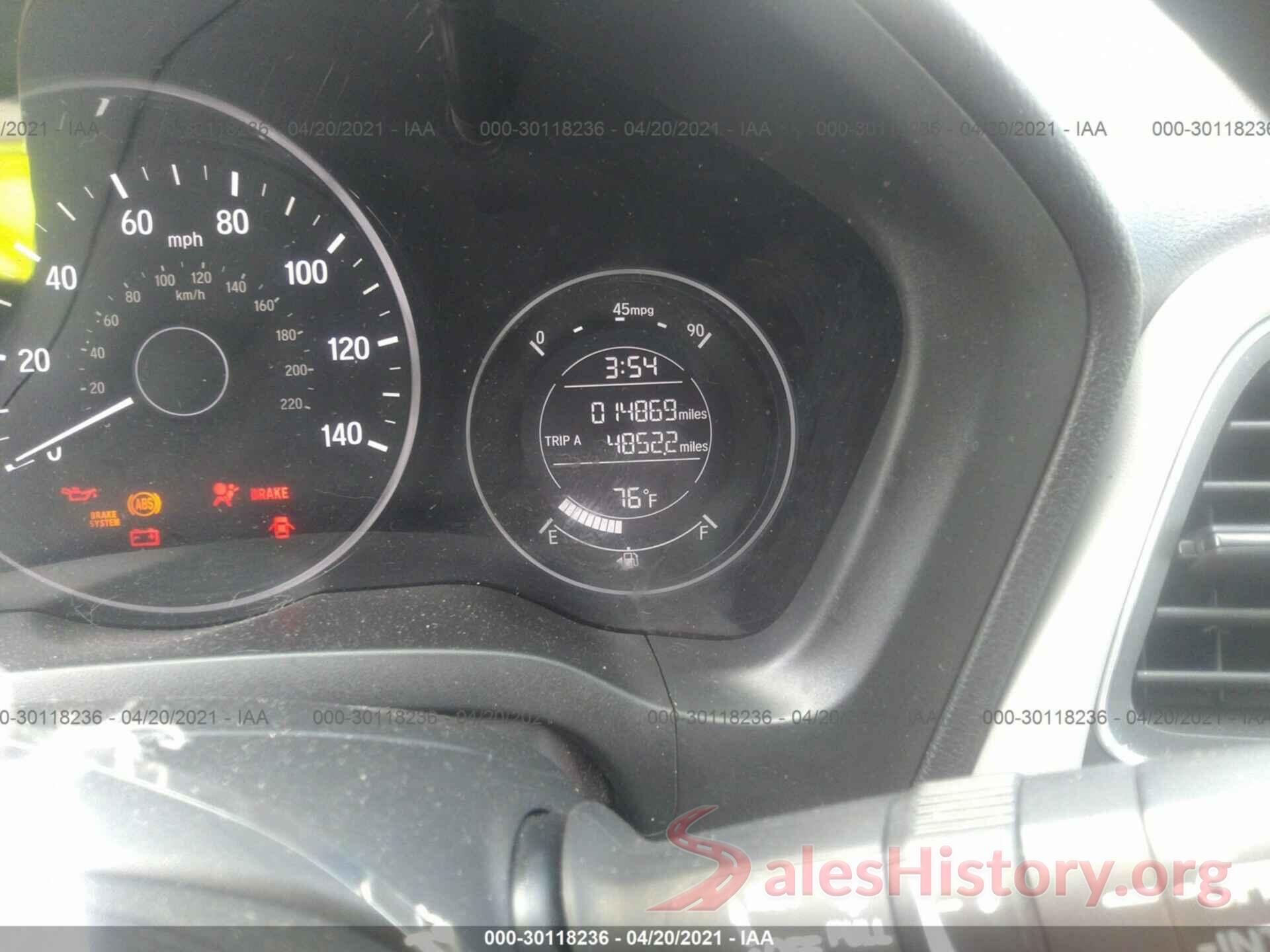 3CZRU6H5XHM720391 2017 HONDA HR-V