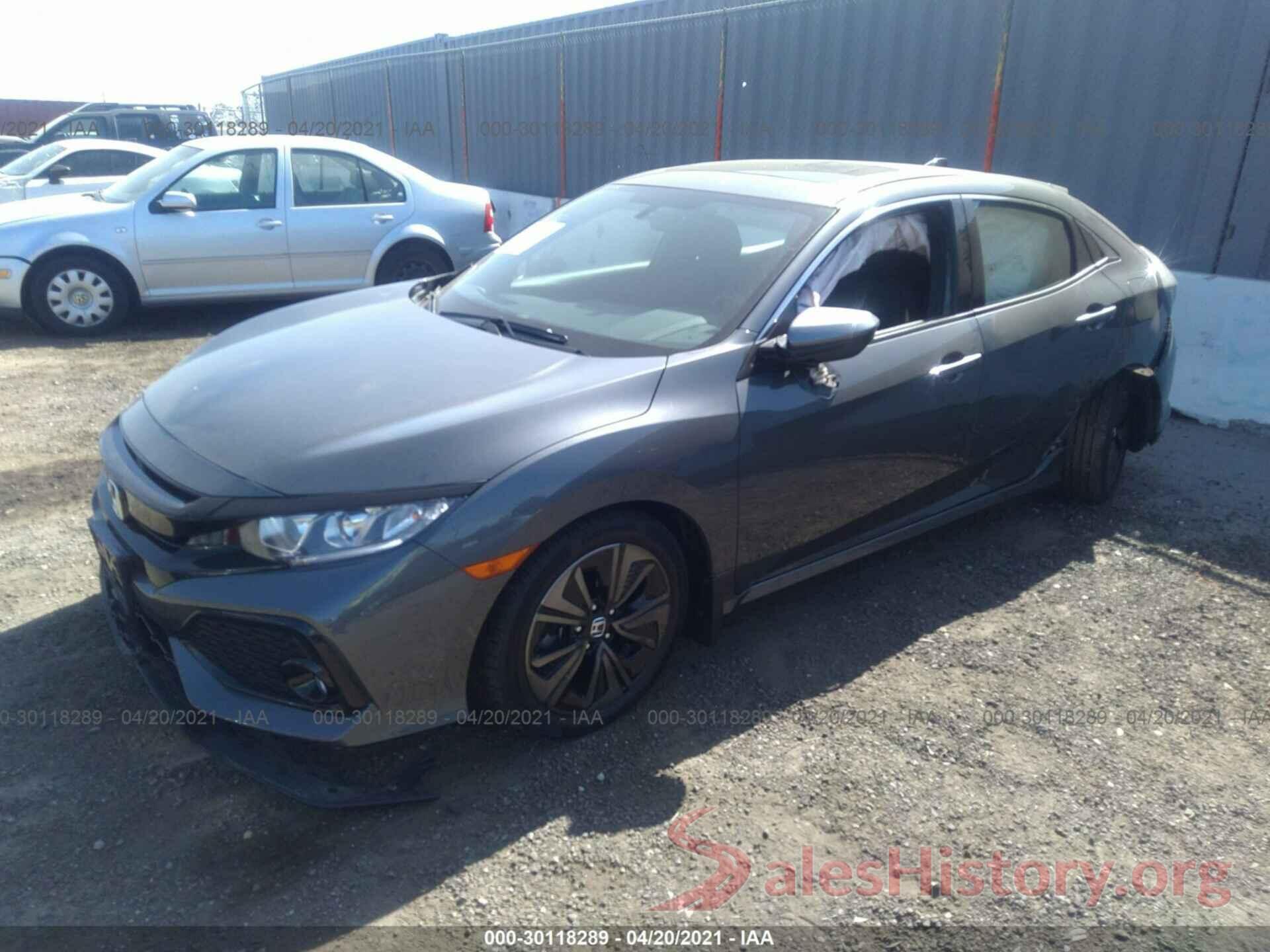 SHHFK7H54HU427061 2017 HONDA CIVIC HATCHBACK