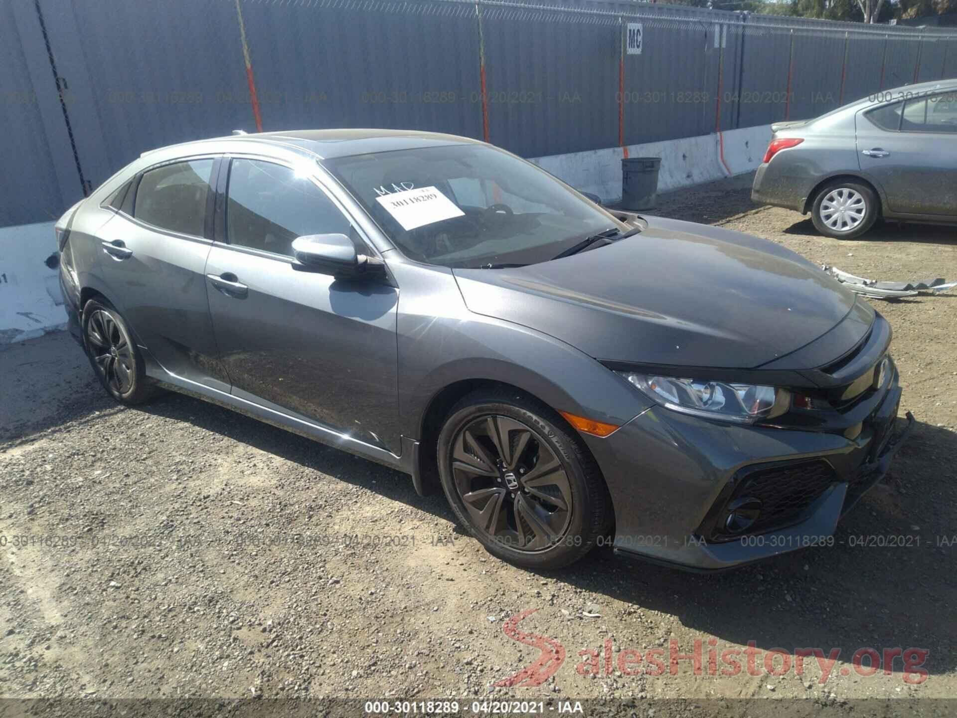 SHHFK7H54HU427061 2017 HONDA CIVIC HATCHBACK