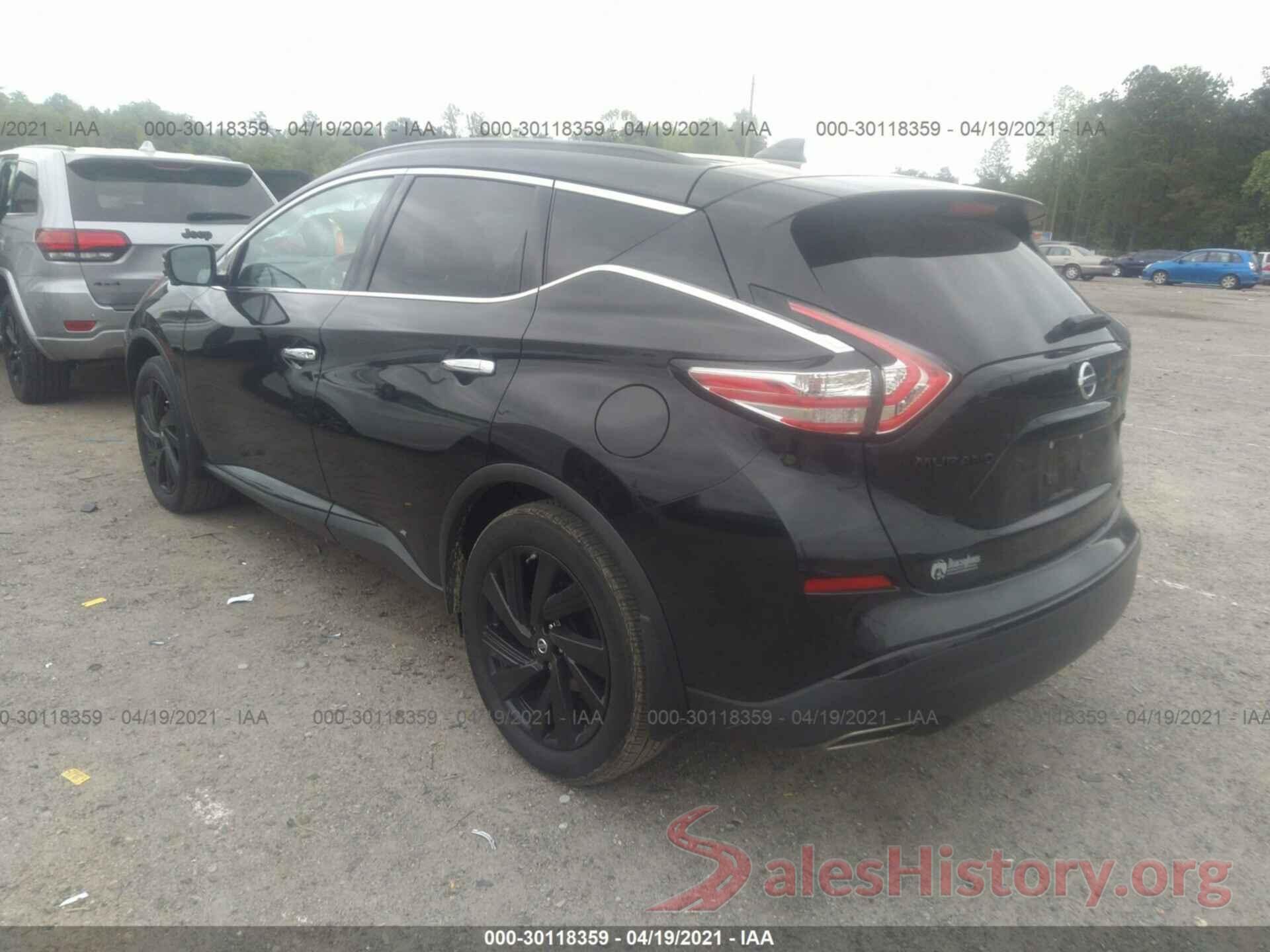 5N1AZ2MGXJN146421 2018 NISSAN MURANO