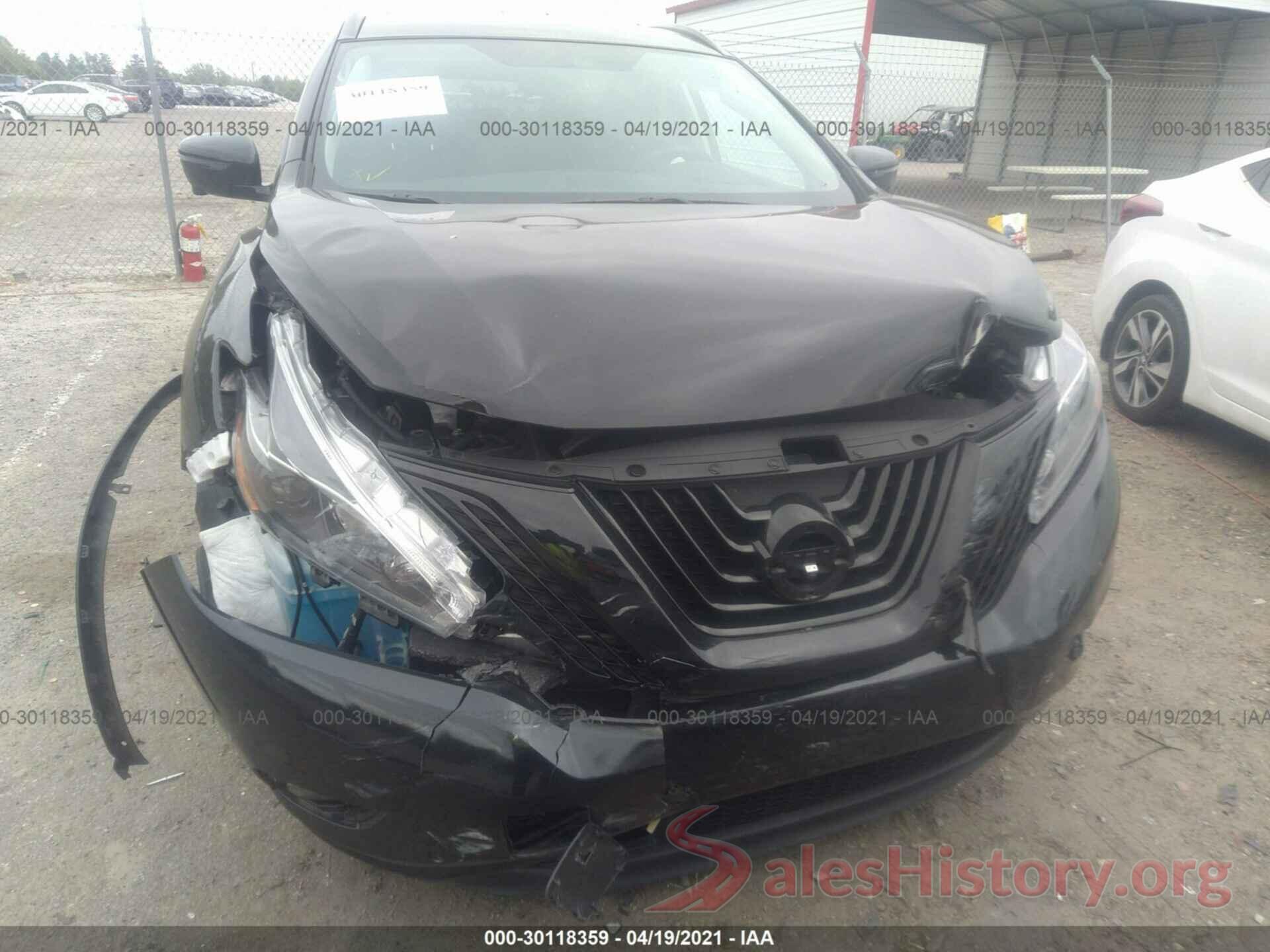 5N1AZ2MGXJN146421 2018 NISSAN MURANO