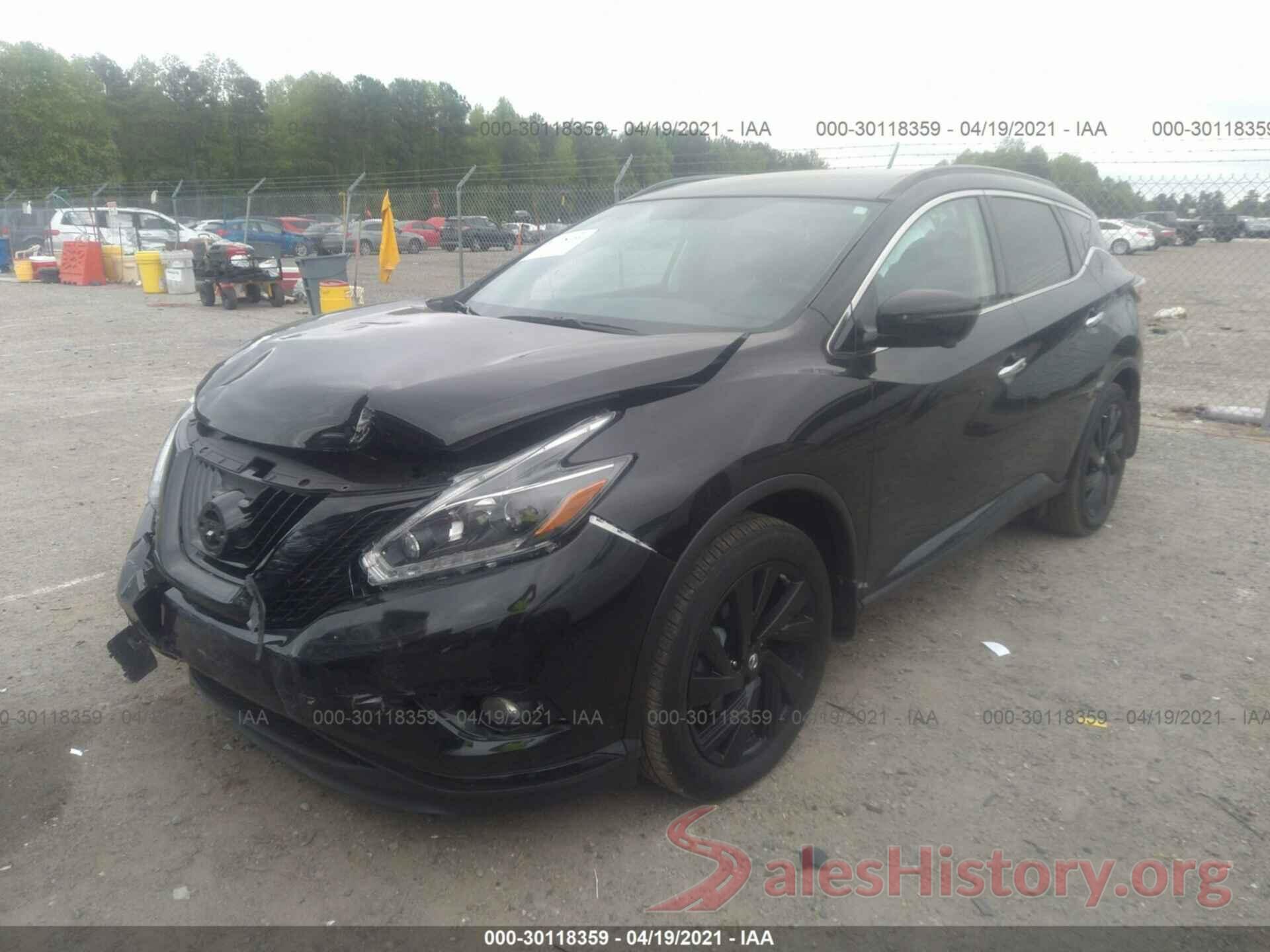 5N1AZ2MGXJN146421 2018 NISSAN MURANO