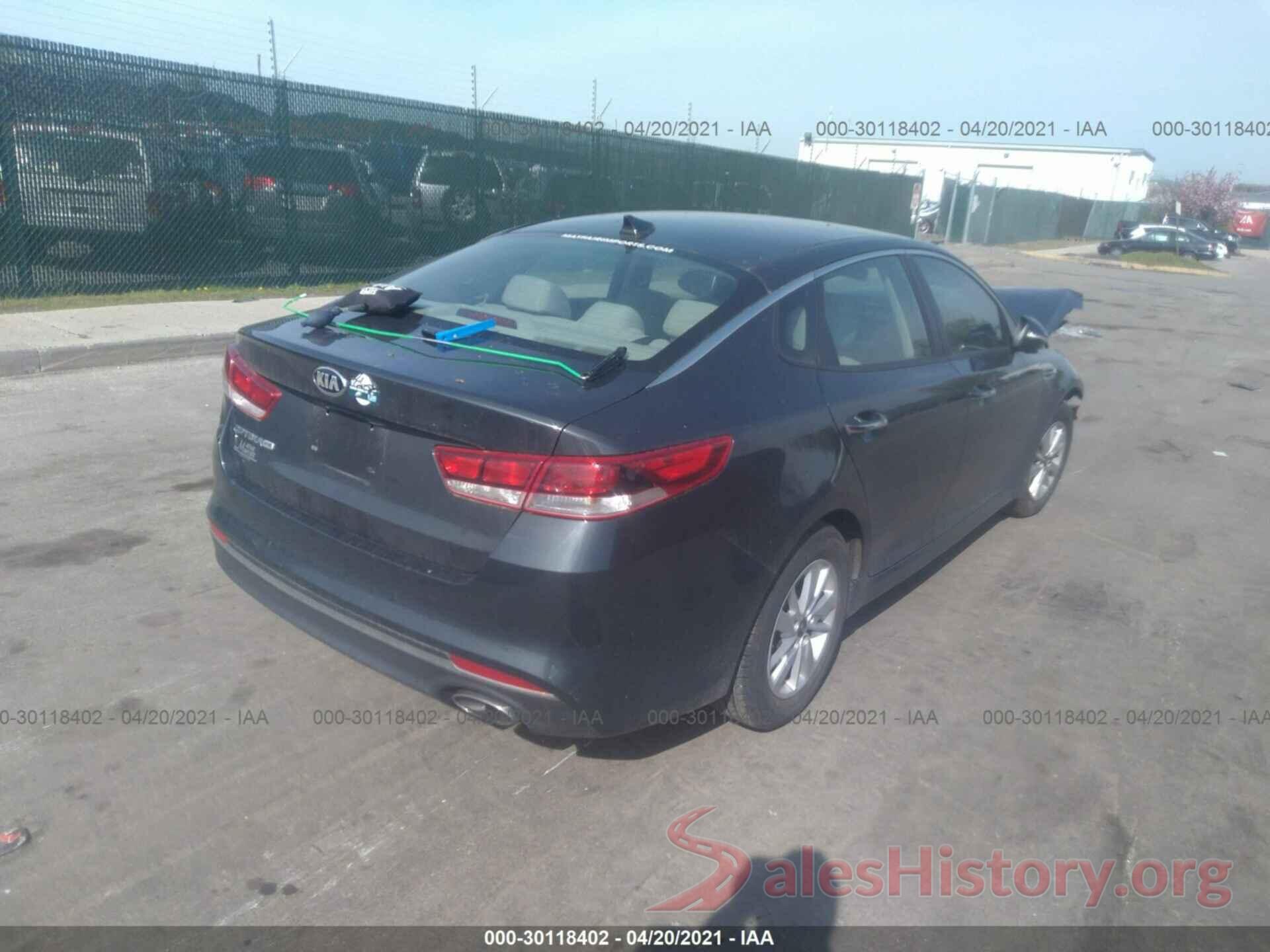 5XXGT4L32GG110981 2016 KIA OPTIMA