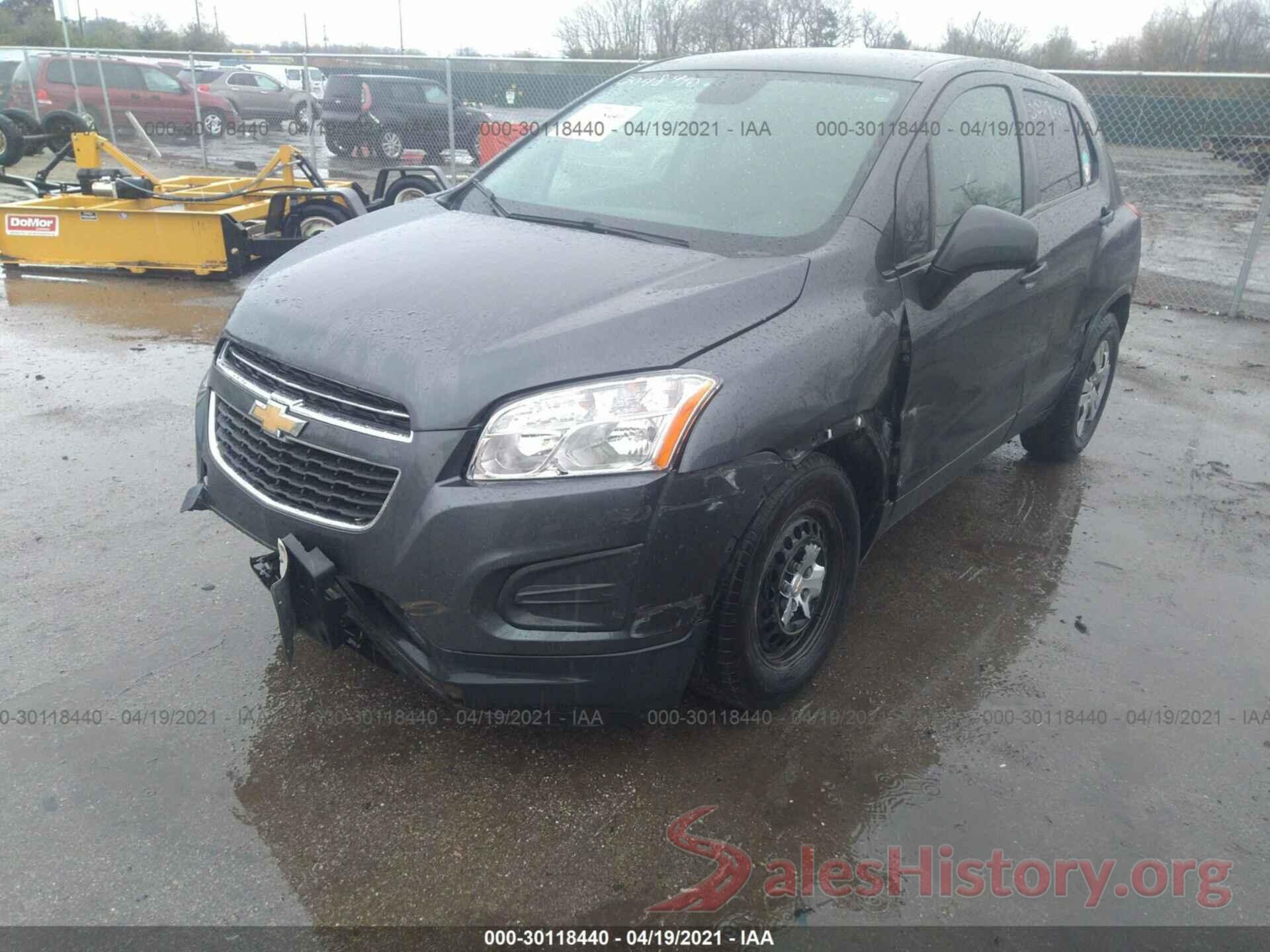 3GNCJKSB0GL260827 2016 CHEVROLET TRAX