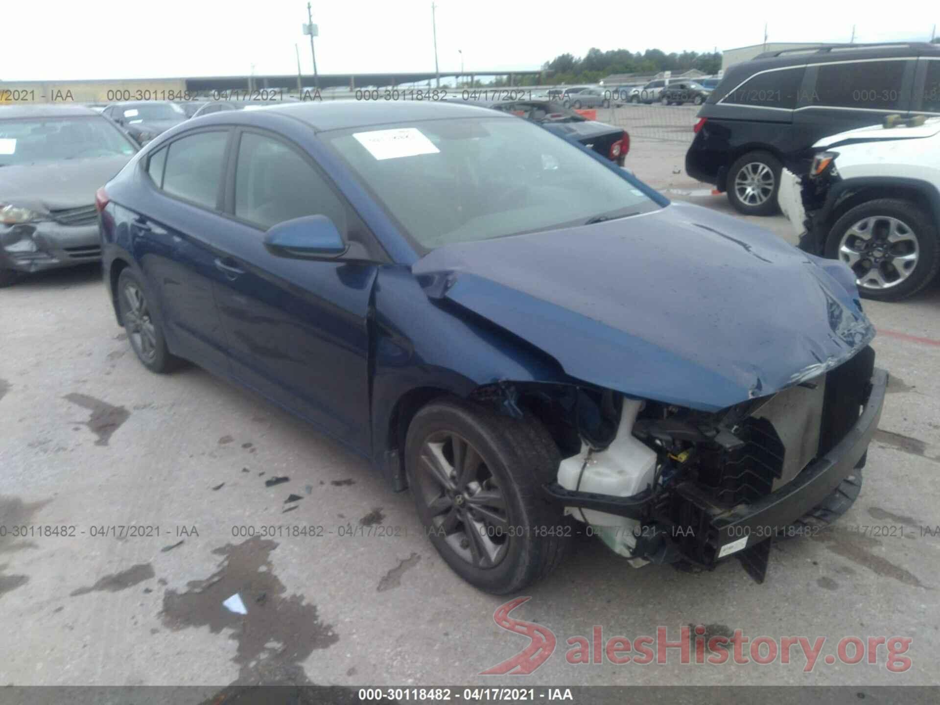 5NPD84LF7JH358458 2018 HYUNDAI ELANTRA