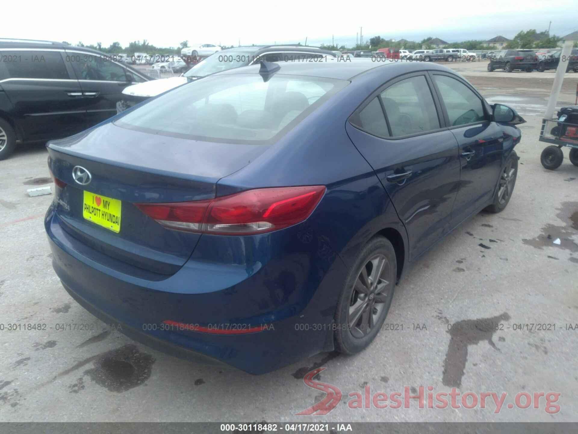 5NPD84LF7JH358458 2018 HYUNDAI ELANTRA