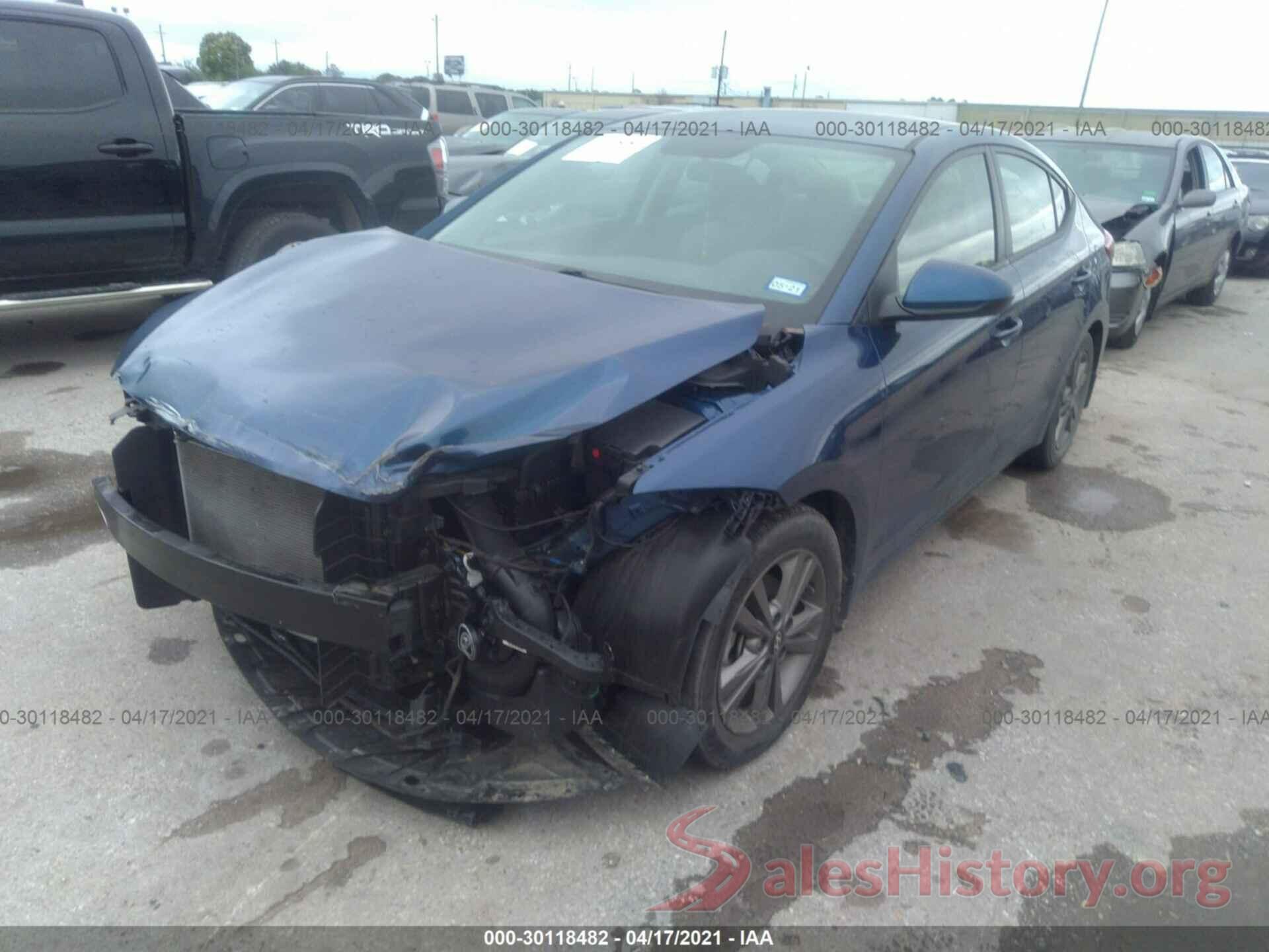 5NPD84LF7JH358458 2018 HYUNDAI ELANTRA