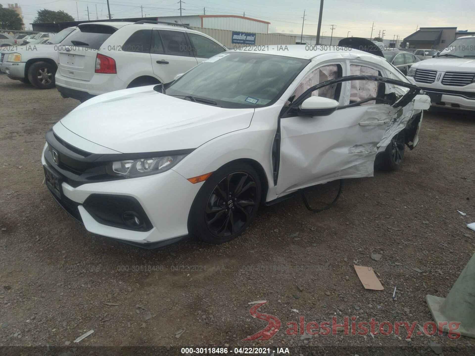 SHHFK7H49KU206649 2019 HONDA CIVIC HATCHBACK