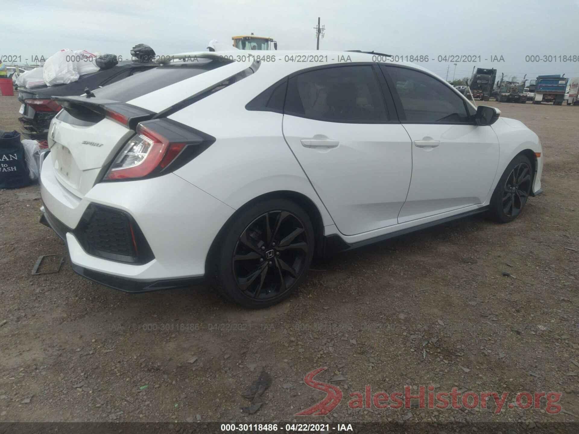 SHHFK7H49KU206649 2019 HONDA CIVIC HATCHBACK