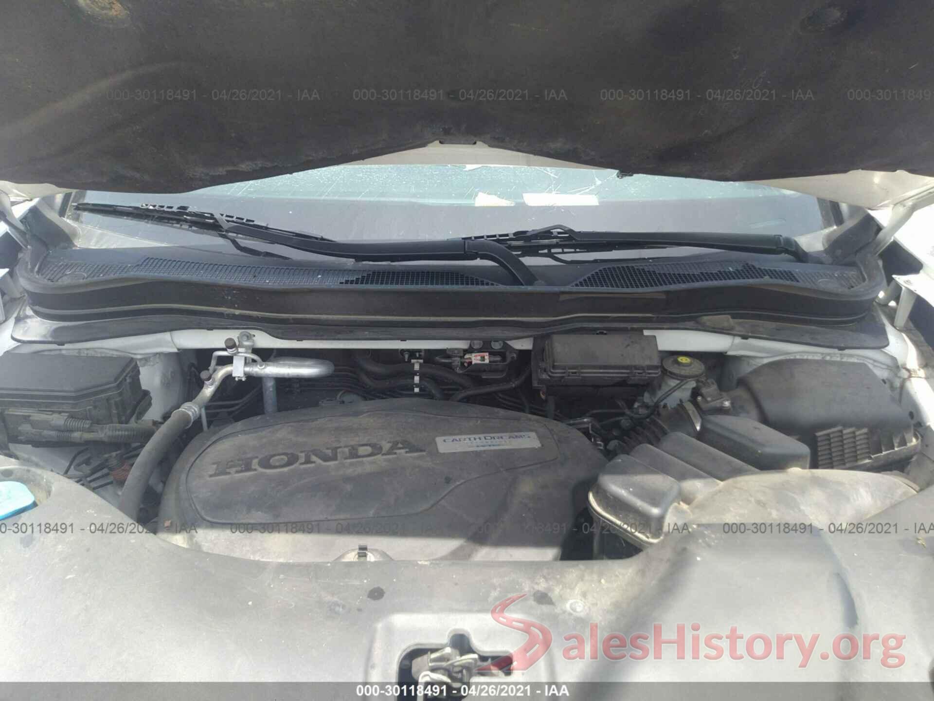 5FNYF6H35GB003166 2016 HONDA PILOT