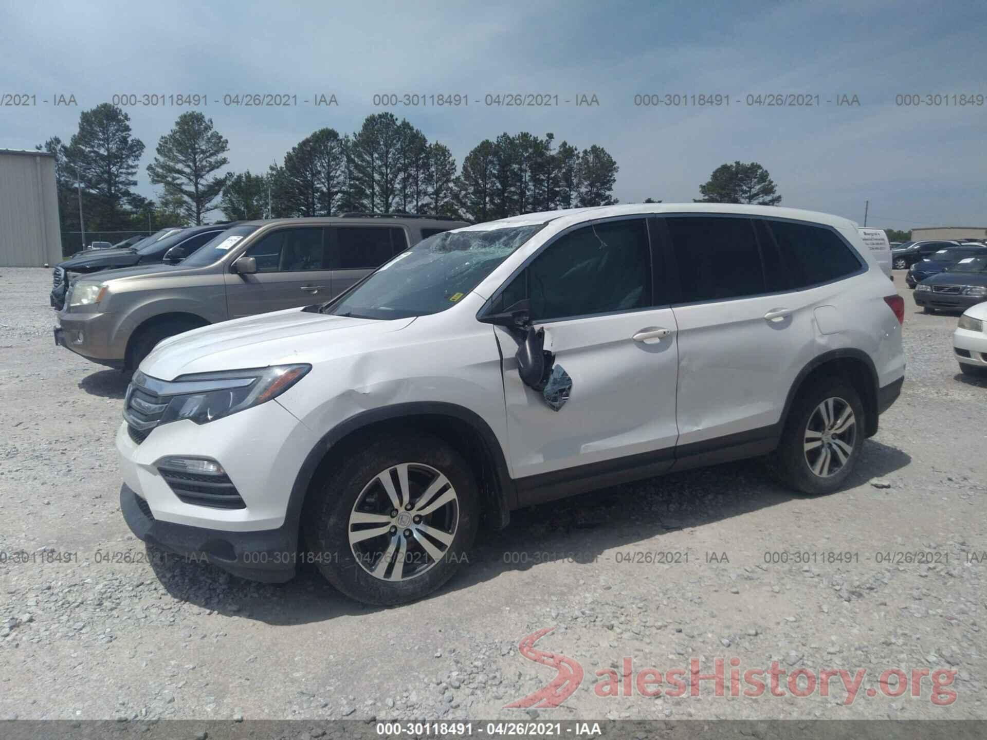 5FNYF6H35GB003166 2016 HONDA PILOT