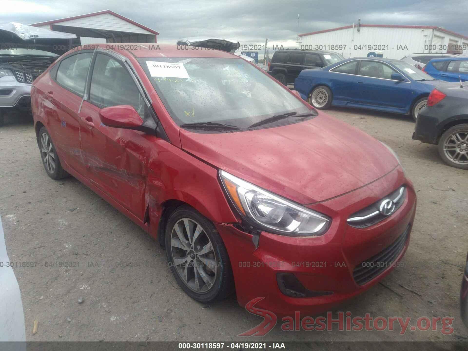 KMHCT4AE3HU277649 2017 HYUNDAI ACCENT