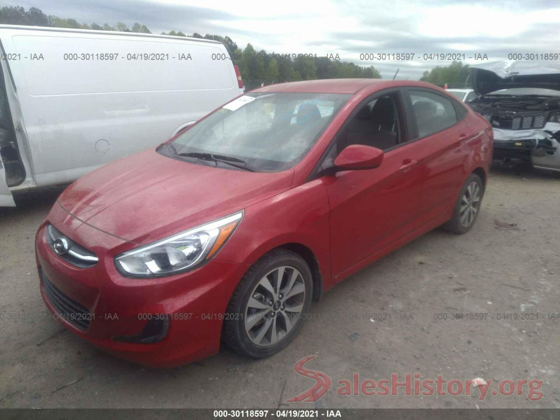 KMHCT4AE3HU277649 2017 HYUNDAI ACCENT