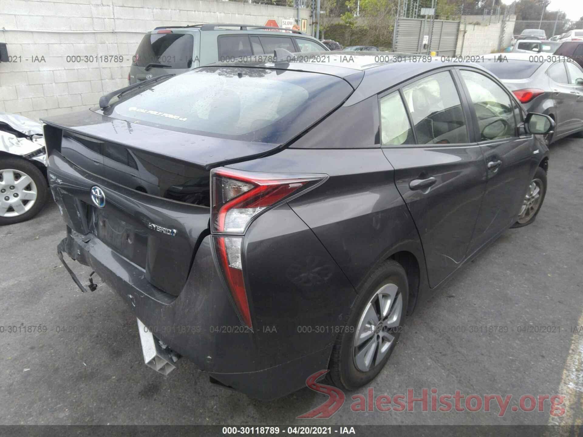 JTDKBRFU7H3041141 2017 TOYOTA PRIUS