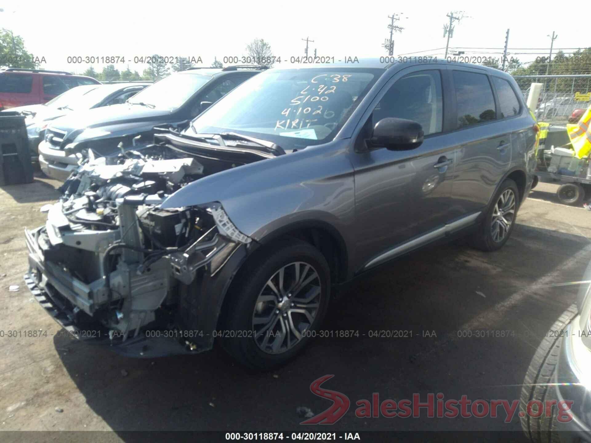 JA4AD2A37HZ005100 2017 MITSUBISHI OUTLANDER