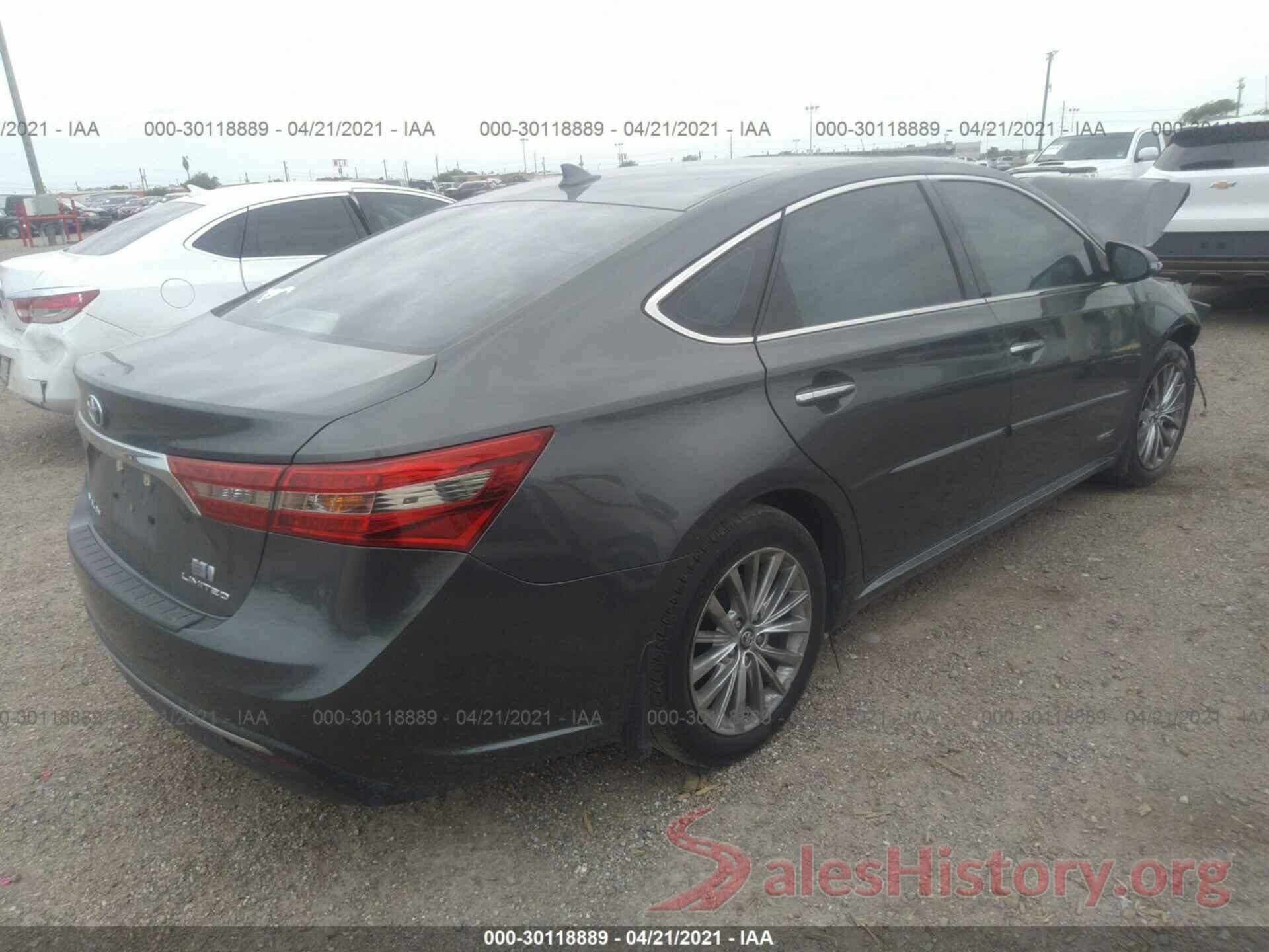 4T1BD1EB7HU059513 2017 TOYOTA AVALON